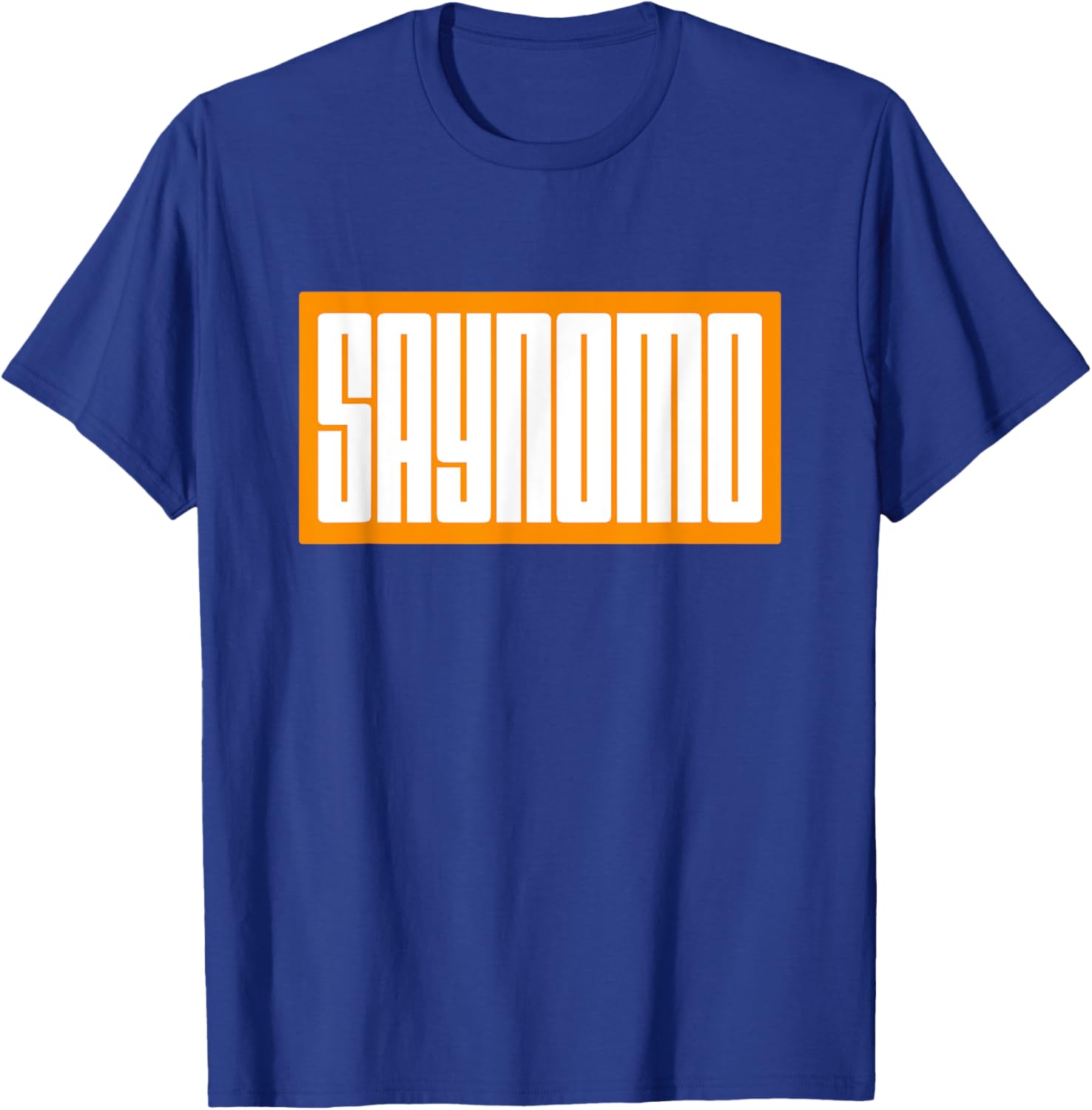 Trendy Orange SAYNOMO Graphic T-Shirt for Casual Fashion Lovers - 12