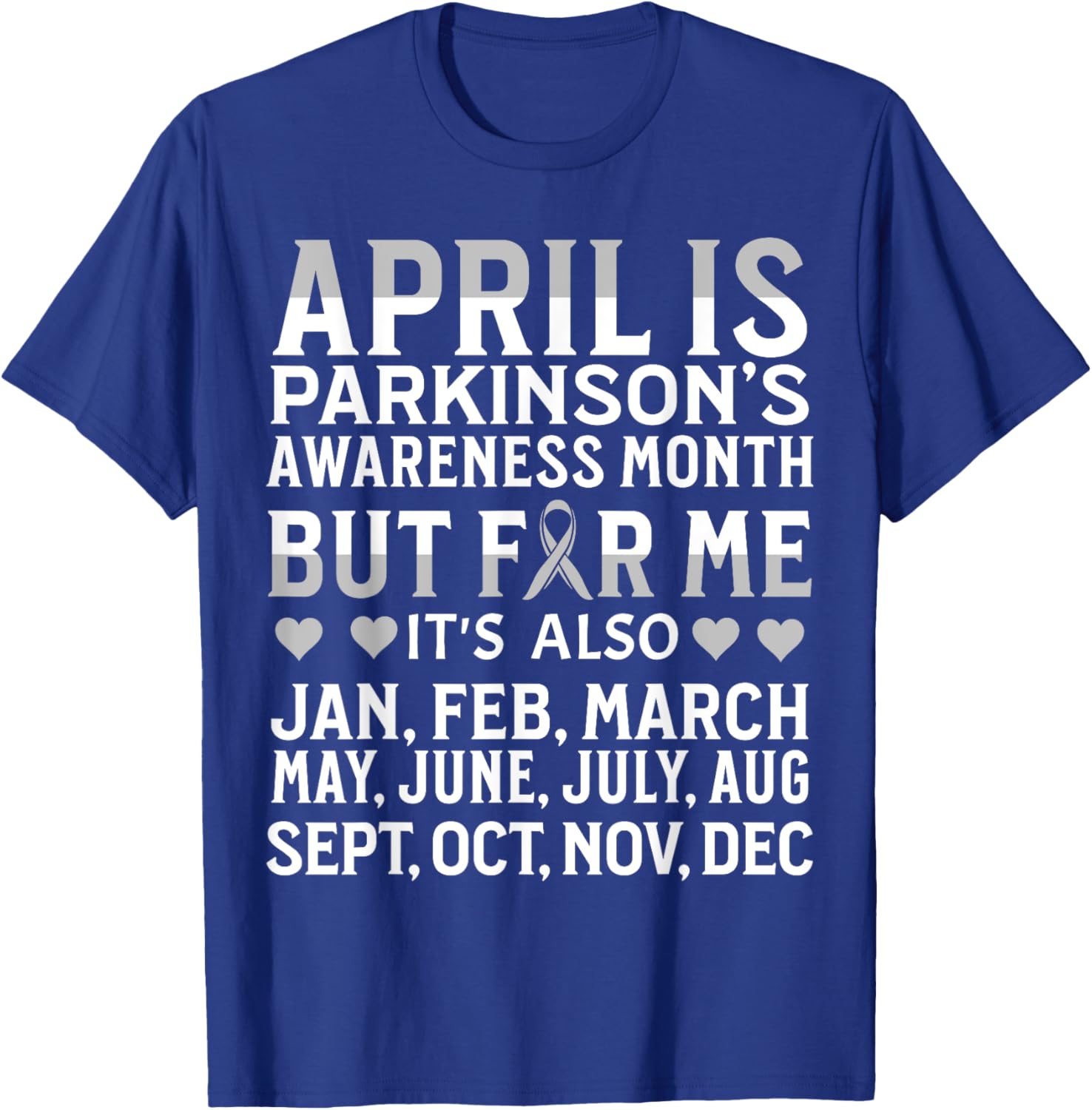 Support Parkinson's Awareness with Our April T-Shirt for Everyone - 6