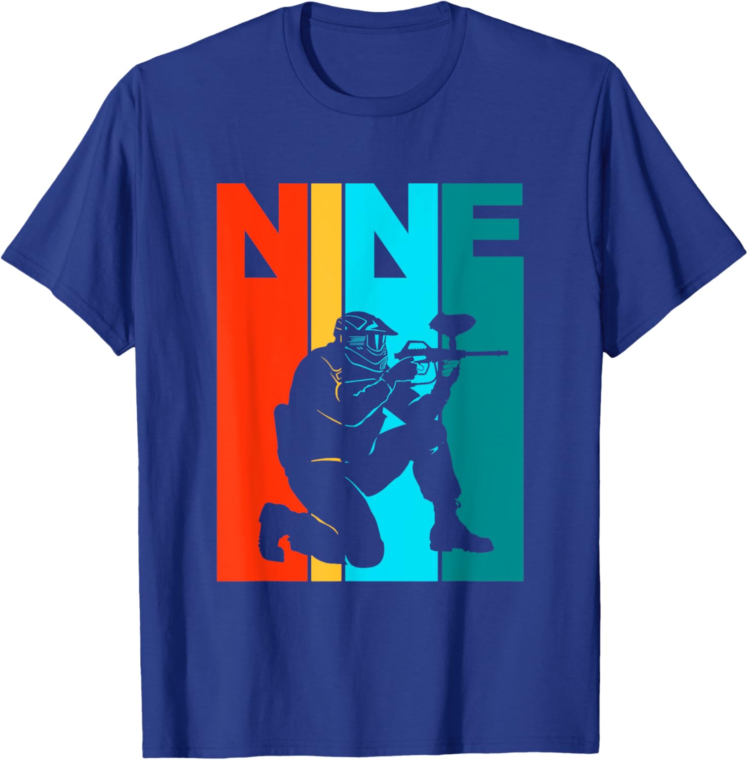 Cool 9th Birthday Paintball T-Shirt for Boys Fun Birthday Gift - 11