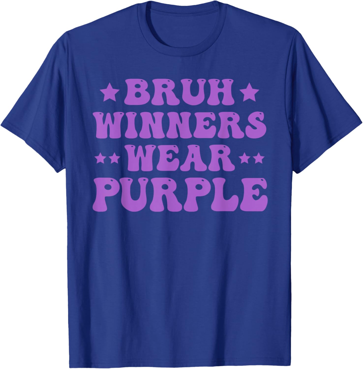Winners Wear Purple Camp Team Spirit Week Matching T-Shirt for All Ages - 5