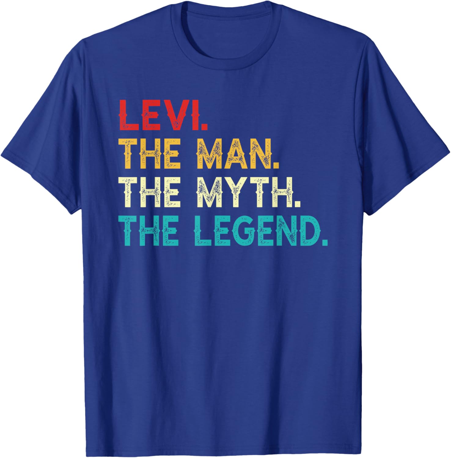 Funny Vintage Levi T-Shirt The Man The Myth The Legend Birthday Gift - 19