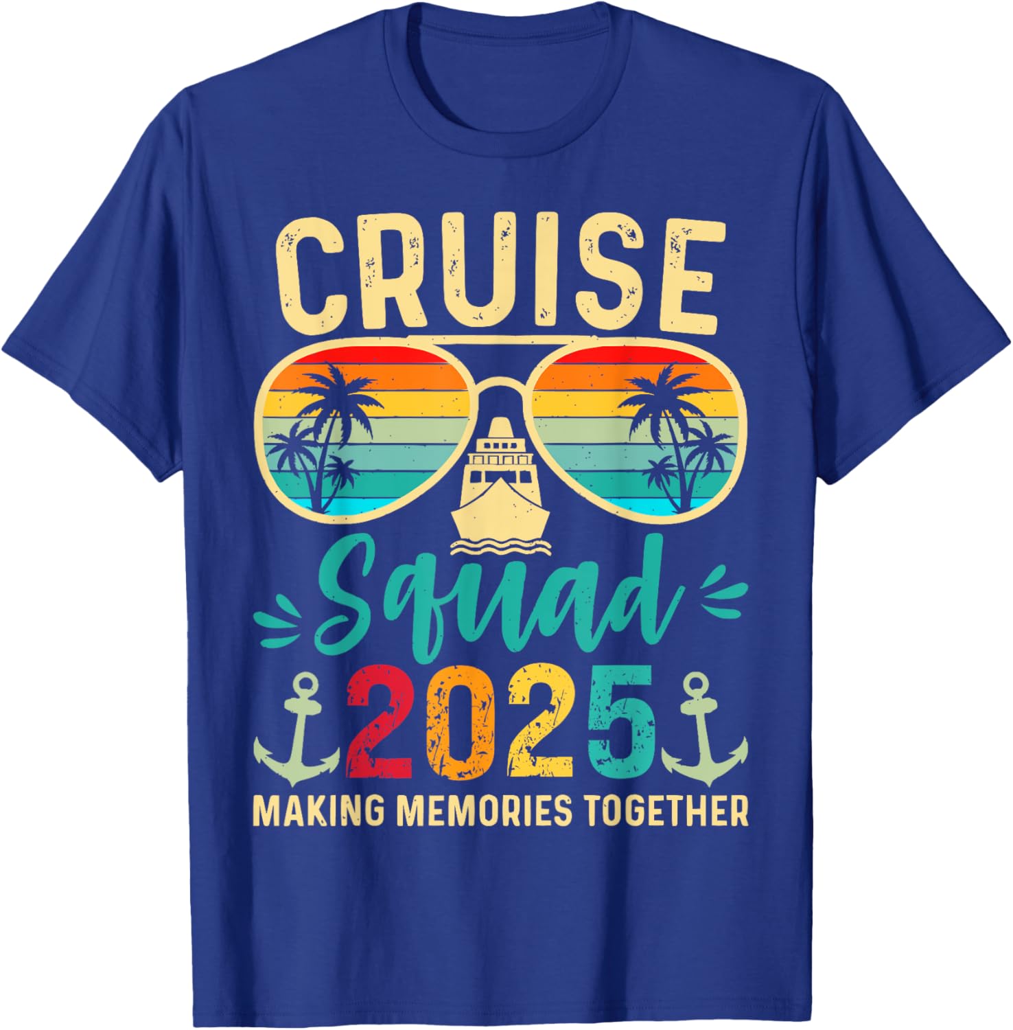 Cruise Squad 2025 Birthday Party Matching T-Shirt for Fun Vacations - 6