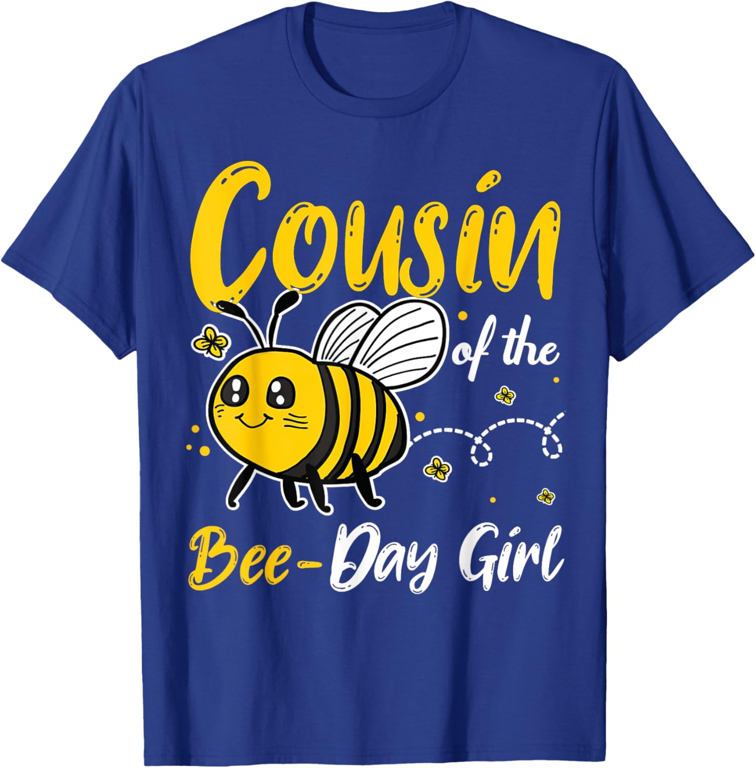 Cousin of the Bee Day Girl Birthday Squad Matching T-Shirt for Kids - 13