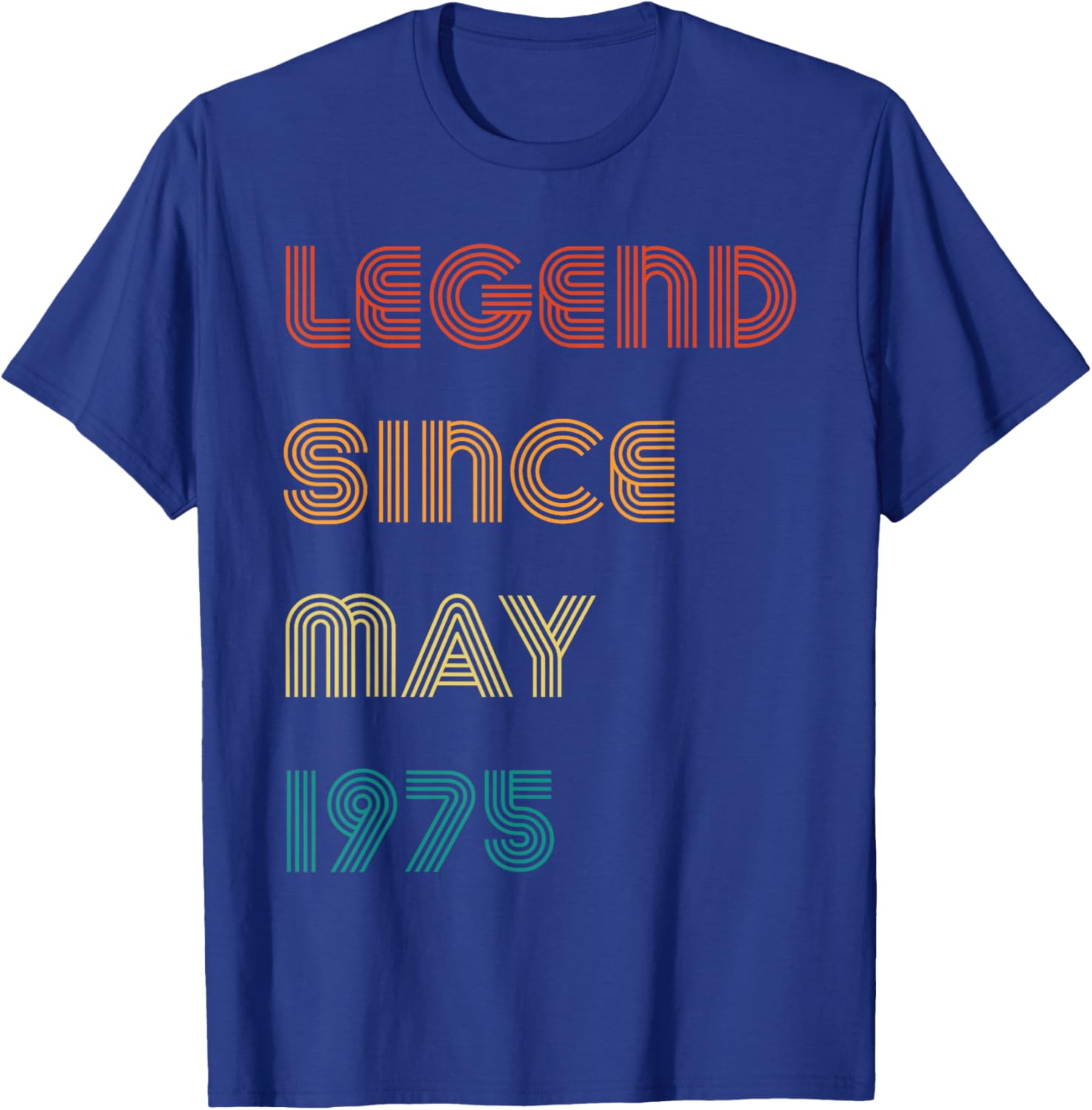Legend Since May 1975 Retro 50th Birthday T-Shirt for Celebrating Milestones - 6