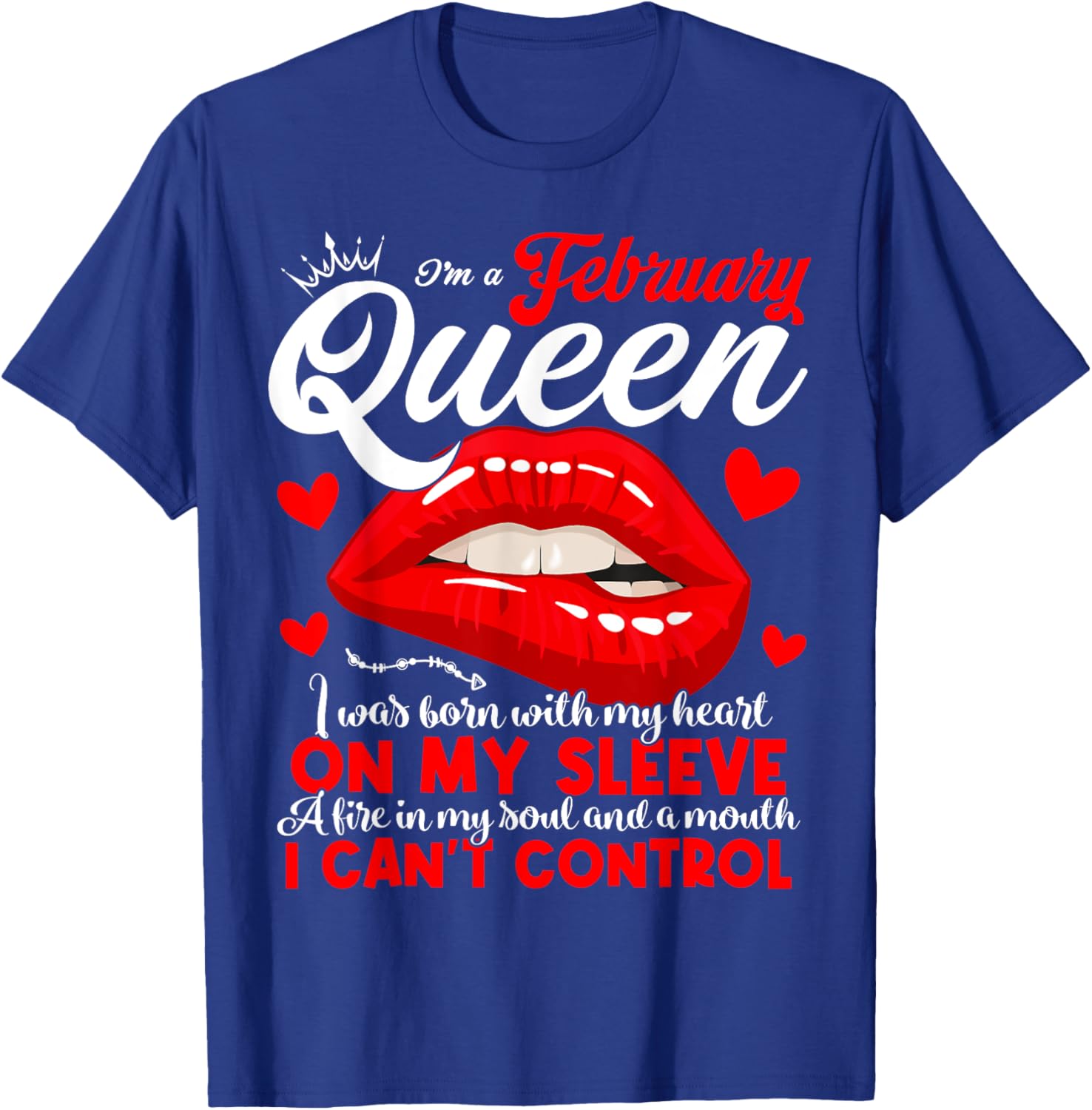 February Birthday Queen T-Shirt for Women and Girls - Celebrate Your Shine - 9