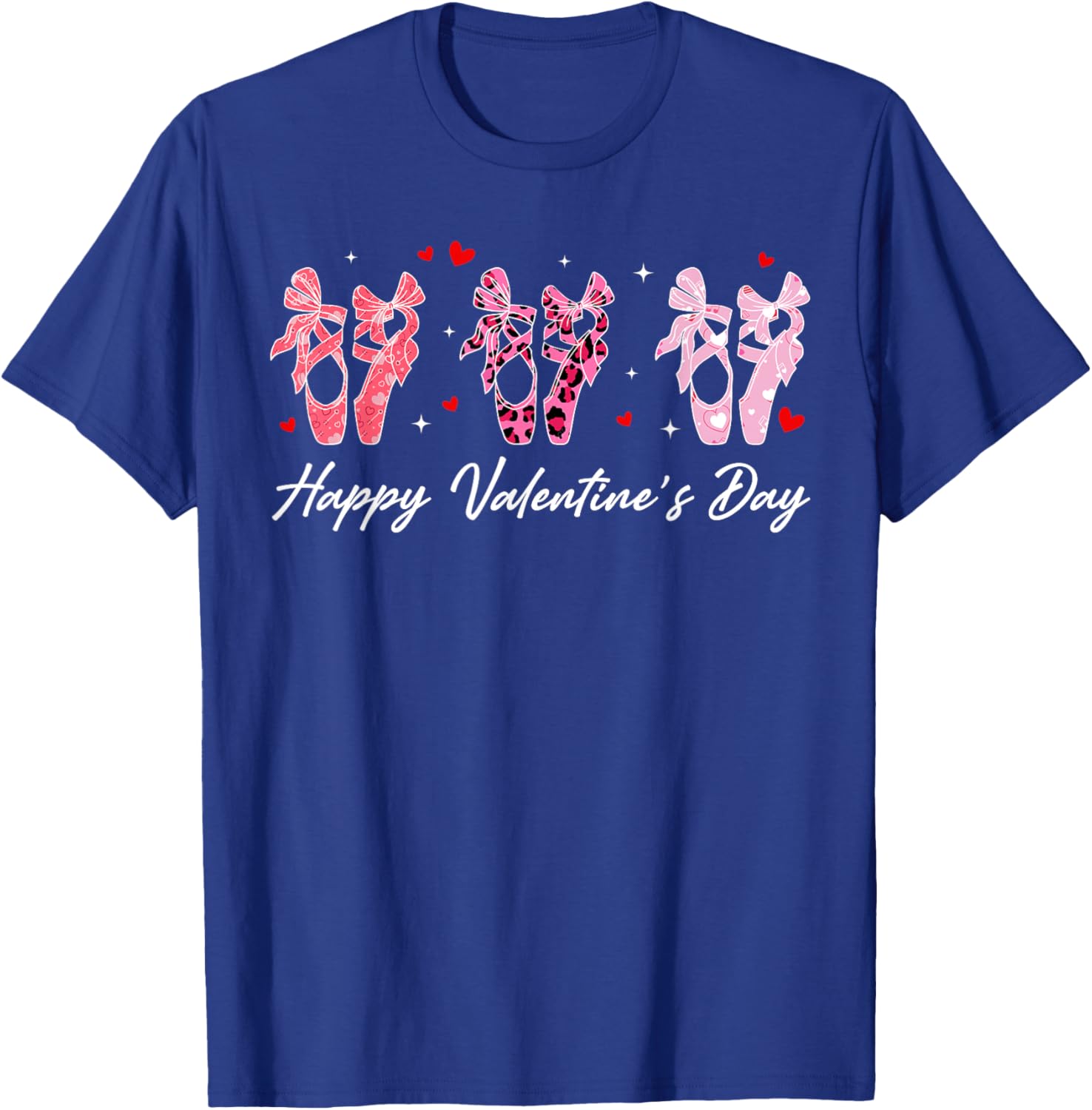 Ballet Dance Teacher T-Shirt with Ballerina Heart for Valentine's Day - 3