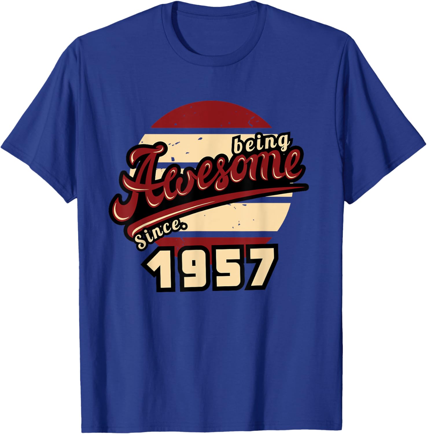 Awesome Since 1957 Retro 68th Birthday T-Shirt Gift for Him or Her - 3