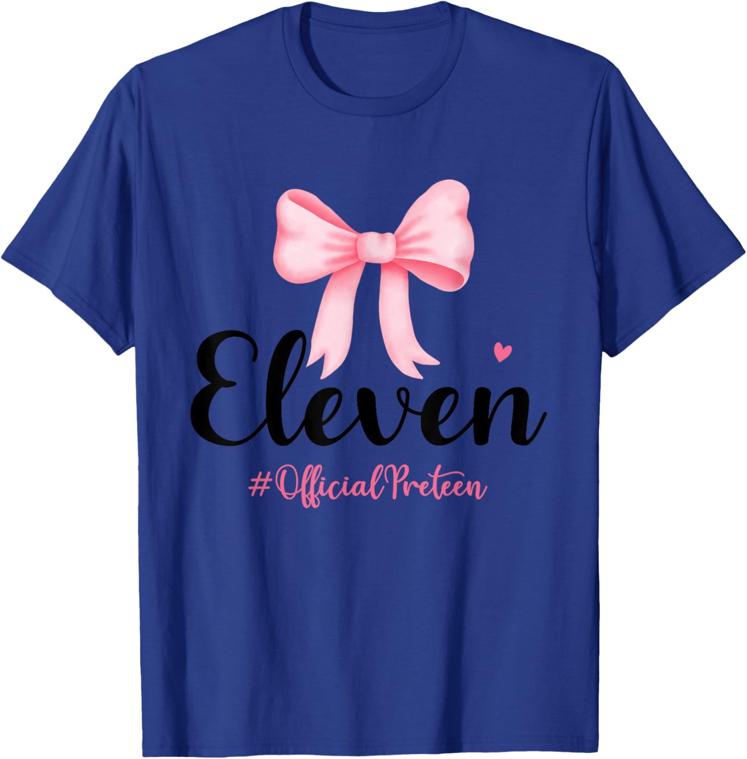Birthday Girl Pink Coquette Bow T-Shirt for 11 Year Olds Aesthetic Style - 18