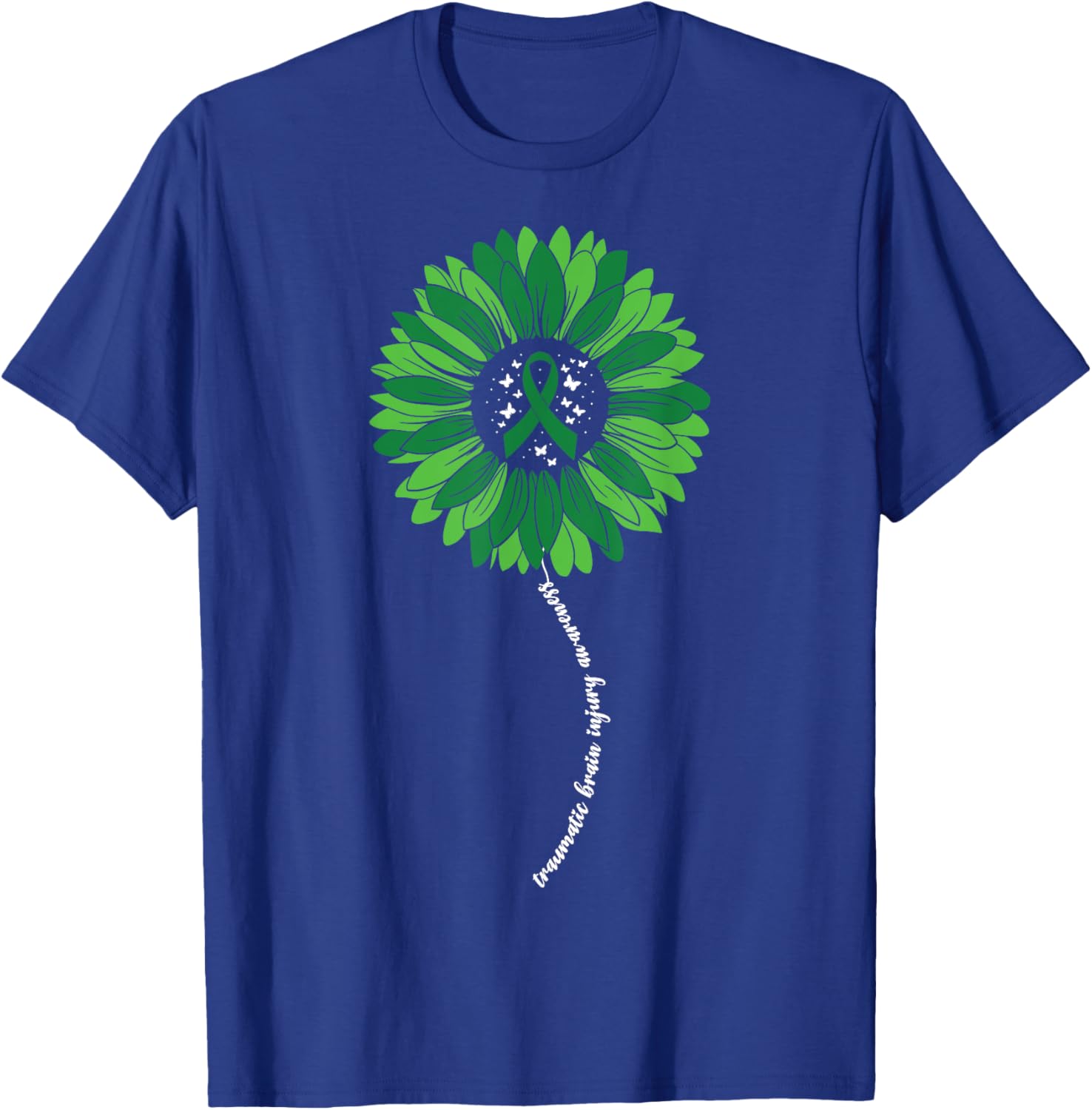 Support TBI Awareness with Sunflower Design Women's T-Shirt - 10