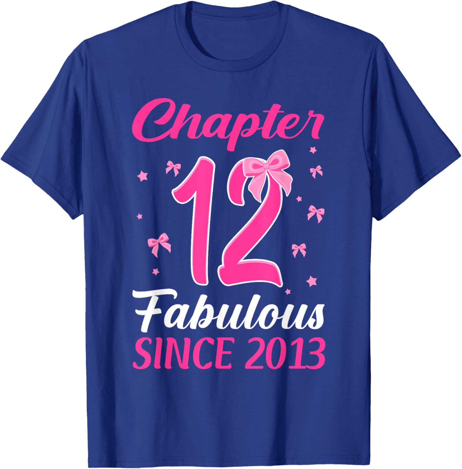 Fabulous Since 2013 Happy 12th Birthday Girl T-Shirt for Celebrations - 7