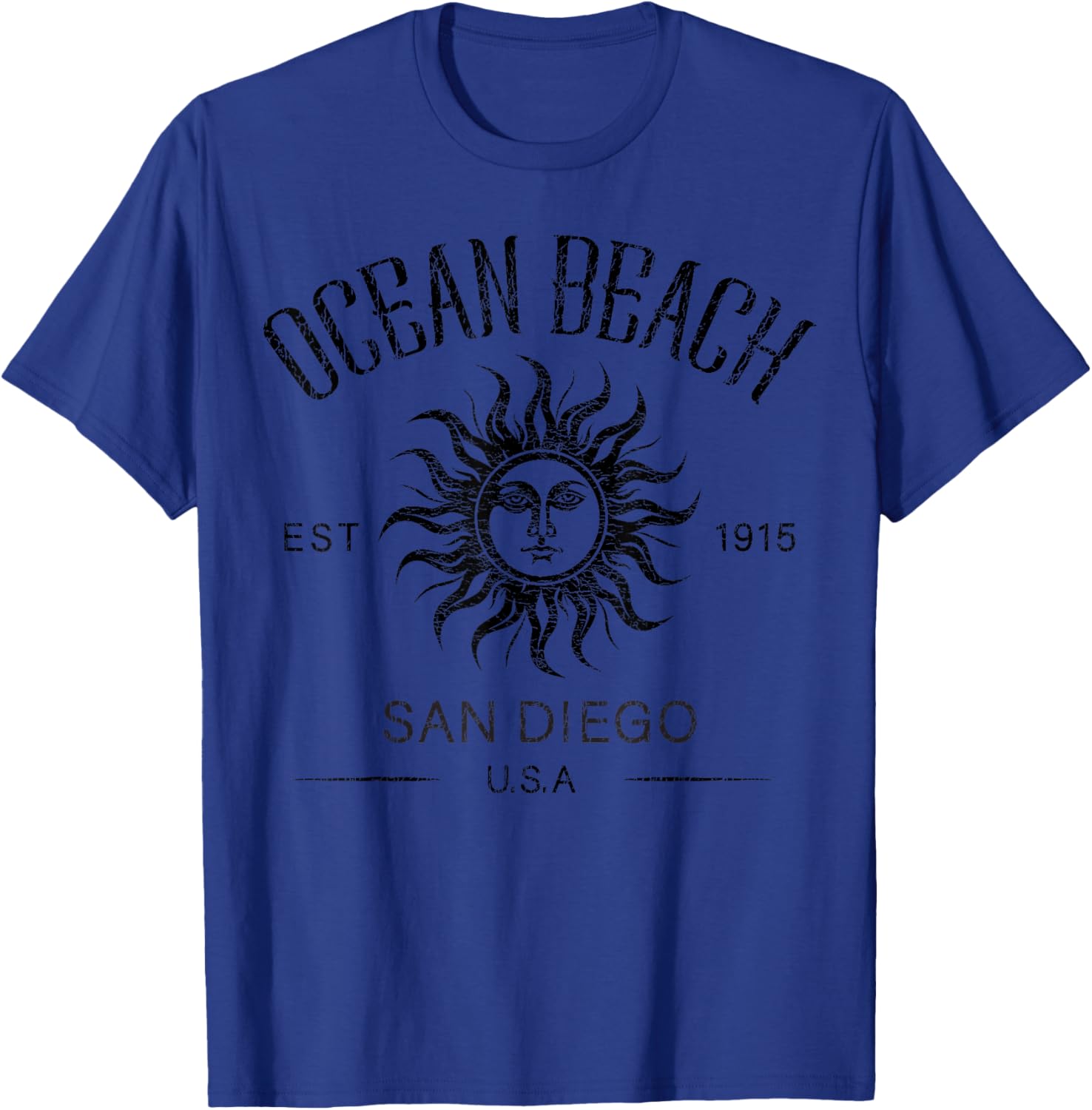 Vintage Summer Vacation T-Shirt San Diego Ocean Beach Established 1915 - 13