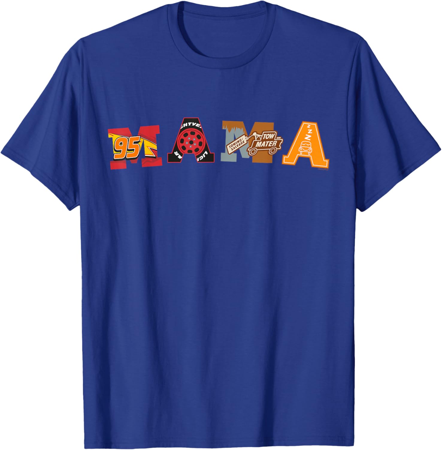 Disney Pixar Cars Mama T-Shirt Perfect for Mother's Day Birthday Gift - 6