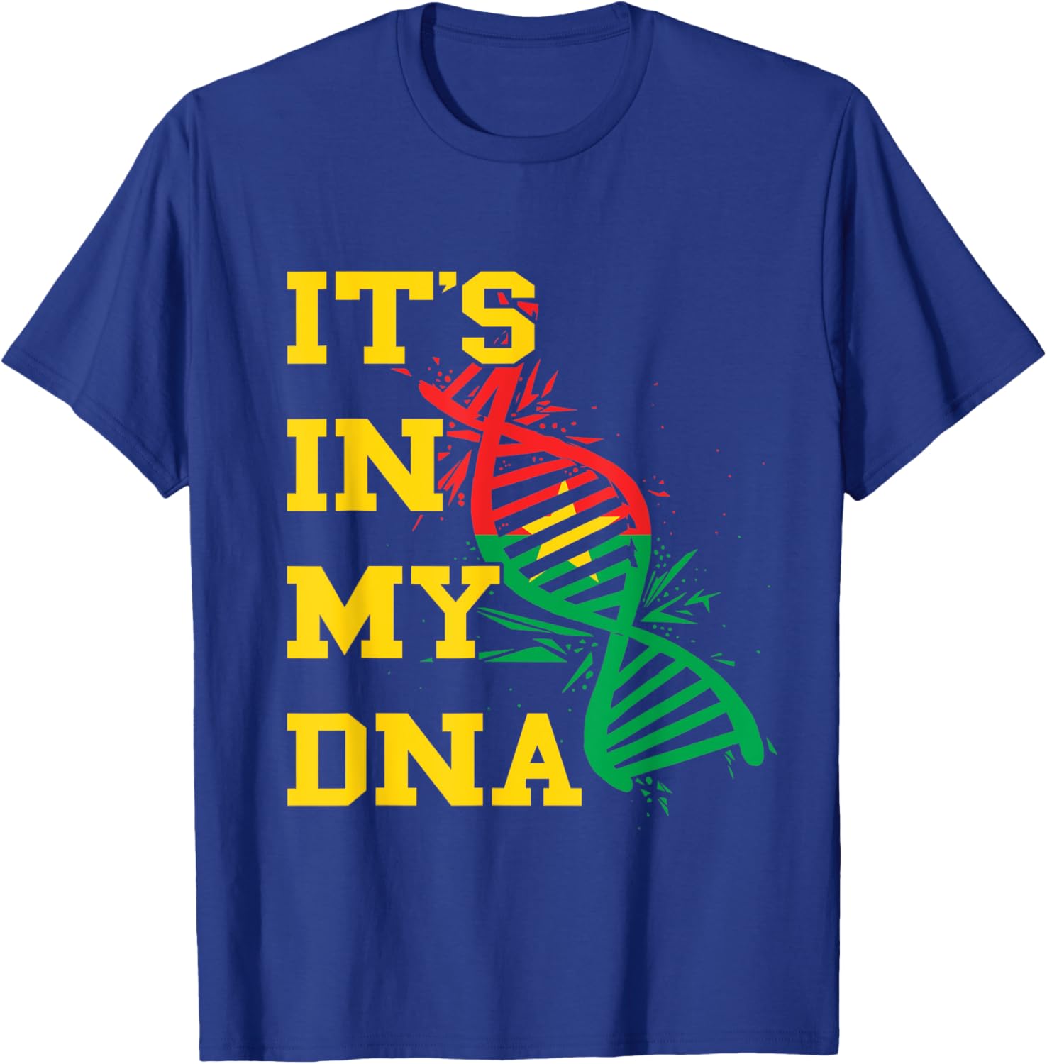 Burkina Faso Flag DNA Pride T-Shirt for Proud Burkina Fasoans - 11