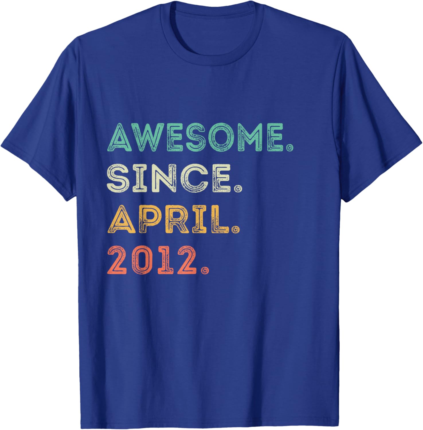 Awesome Since April 2012 13th Birthday T-Shirt for Kids and Teens - 16