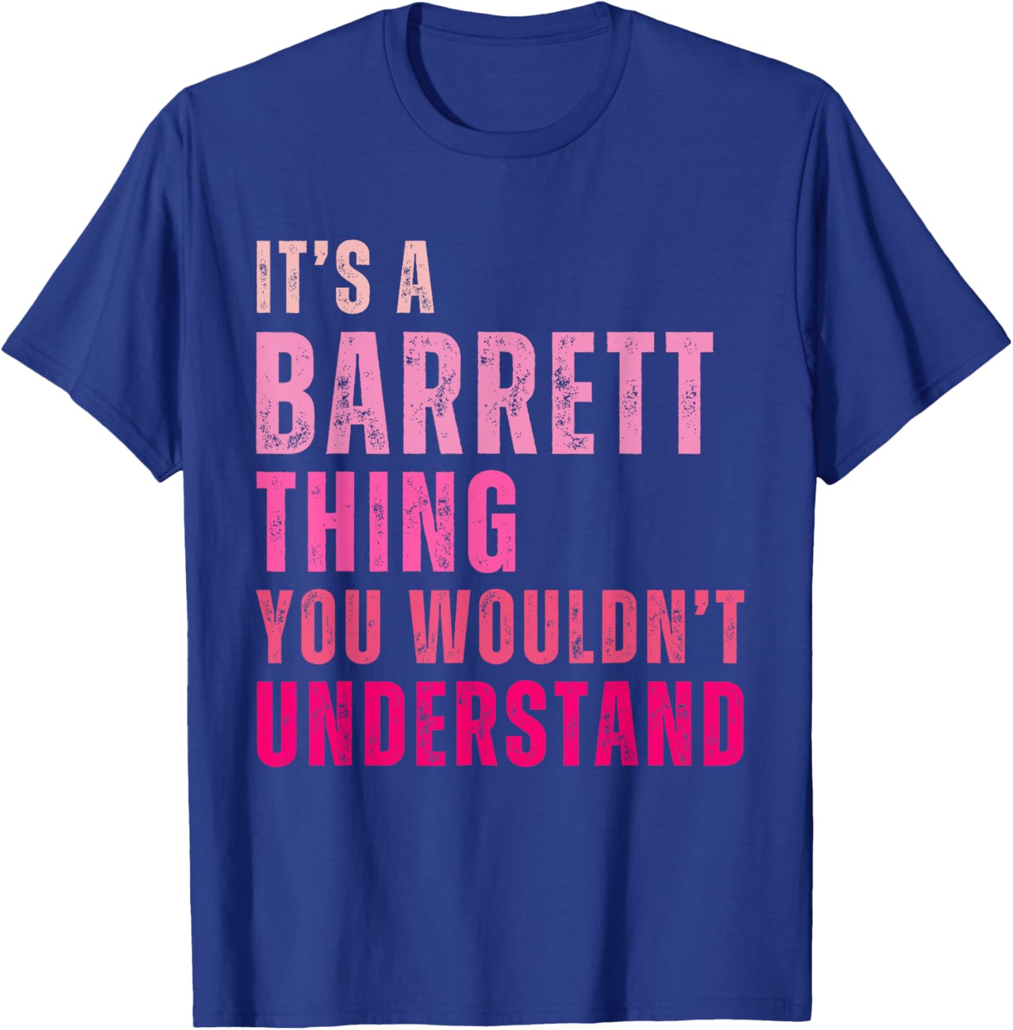 Barrett Vintage T-Shirt It's A Barrett Thing You Wouldn't Understand - 3