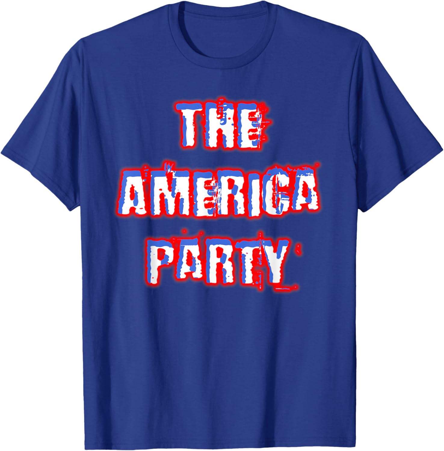 America Party Red White and Blue T-Shirt for Fun and Festive Wear - 15