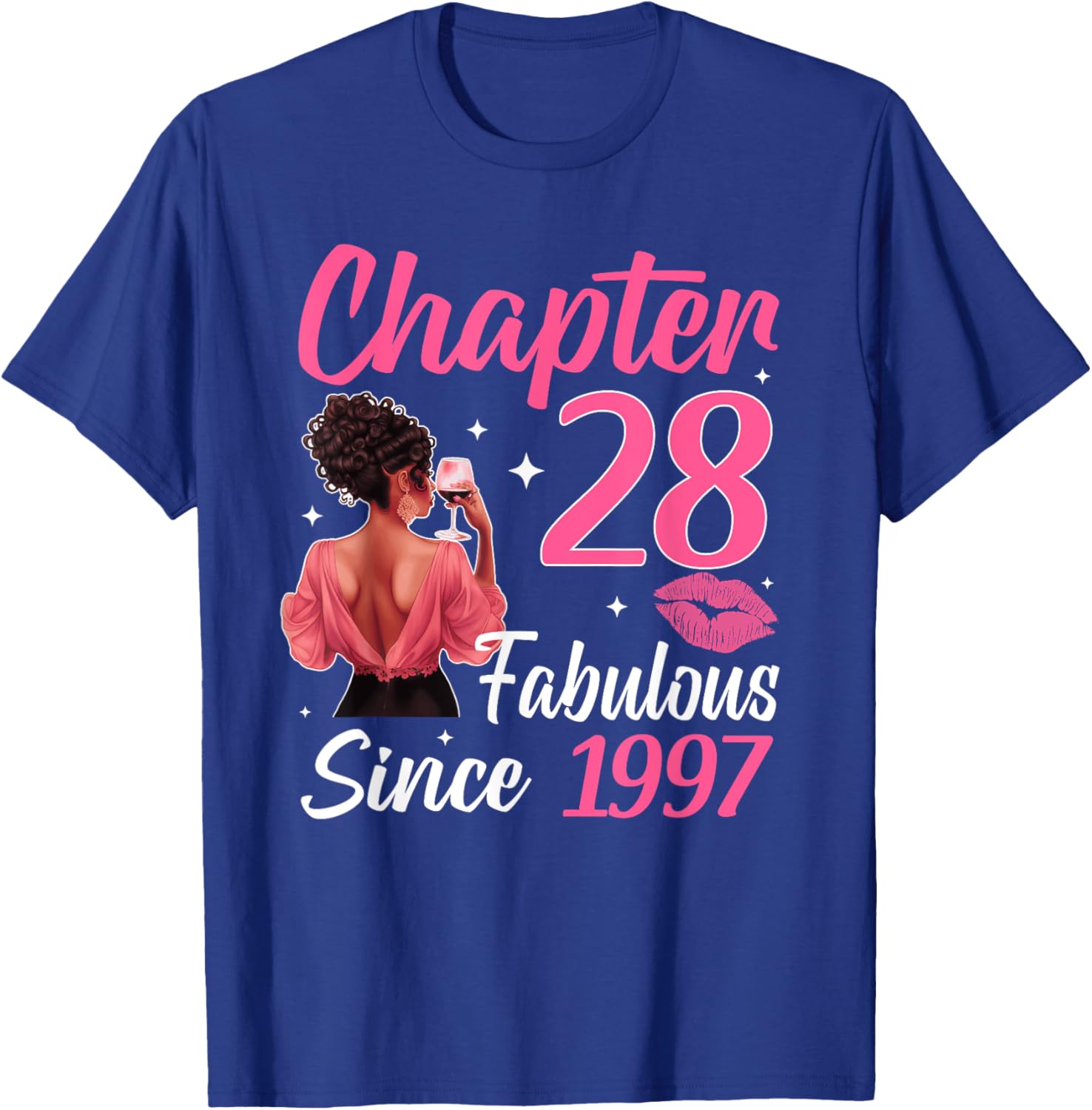 Fabulous Since 1997 28th Birthday T-Shirt for Black Women Celebrate in Style - 1