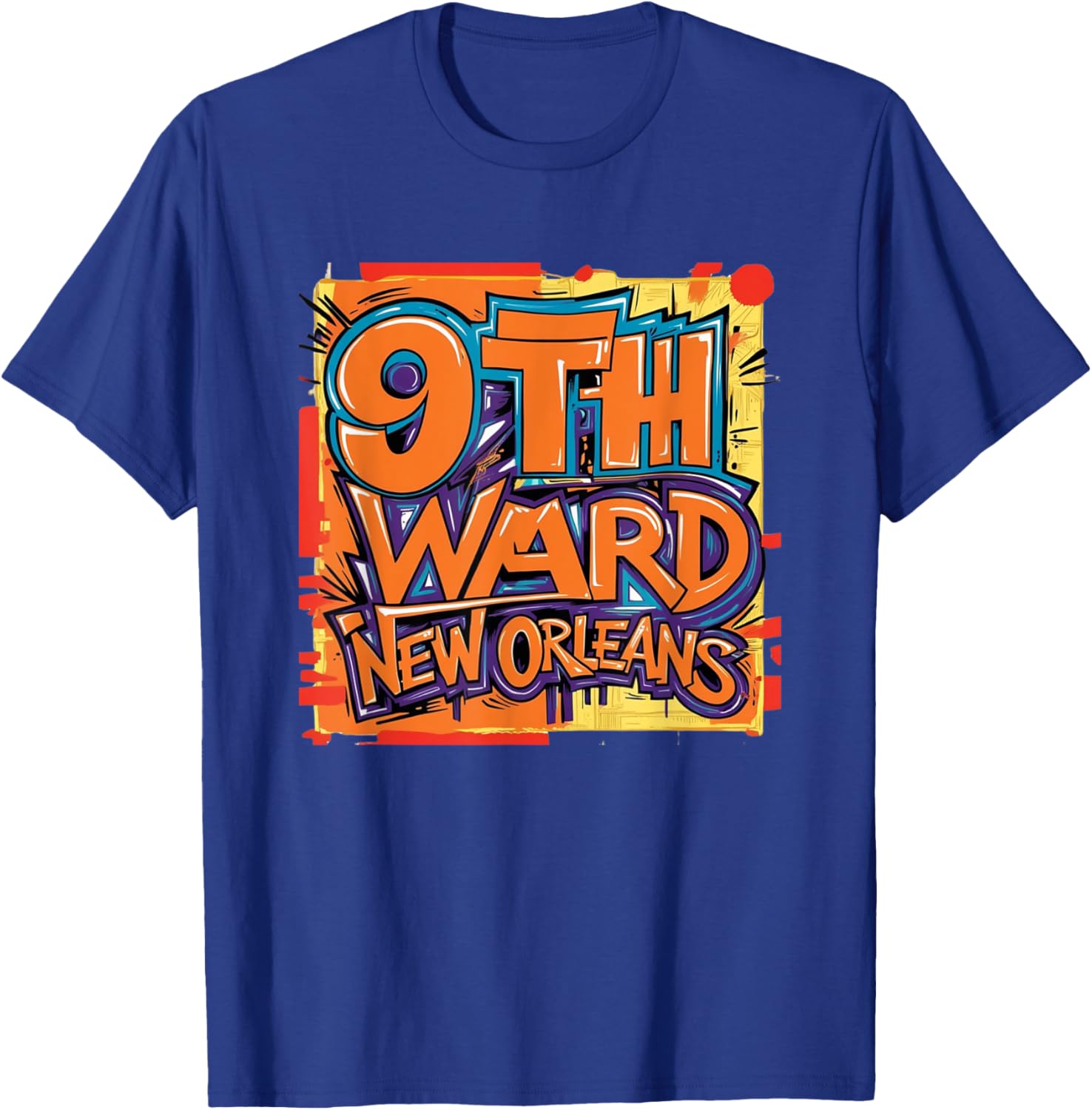 9th Ward Graffiti Art T-Shirt New Orleans Unique Style Clothing - 16