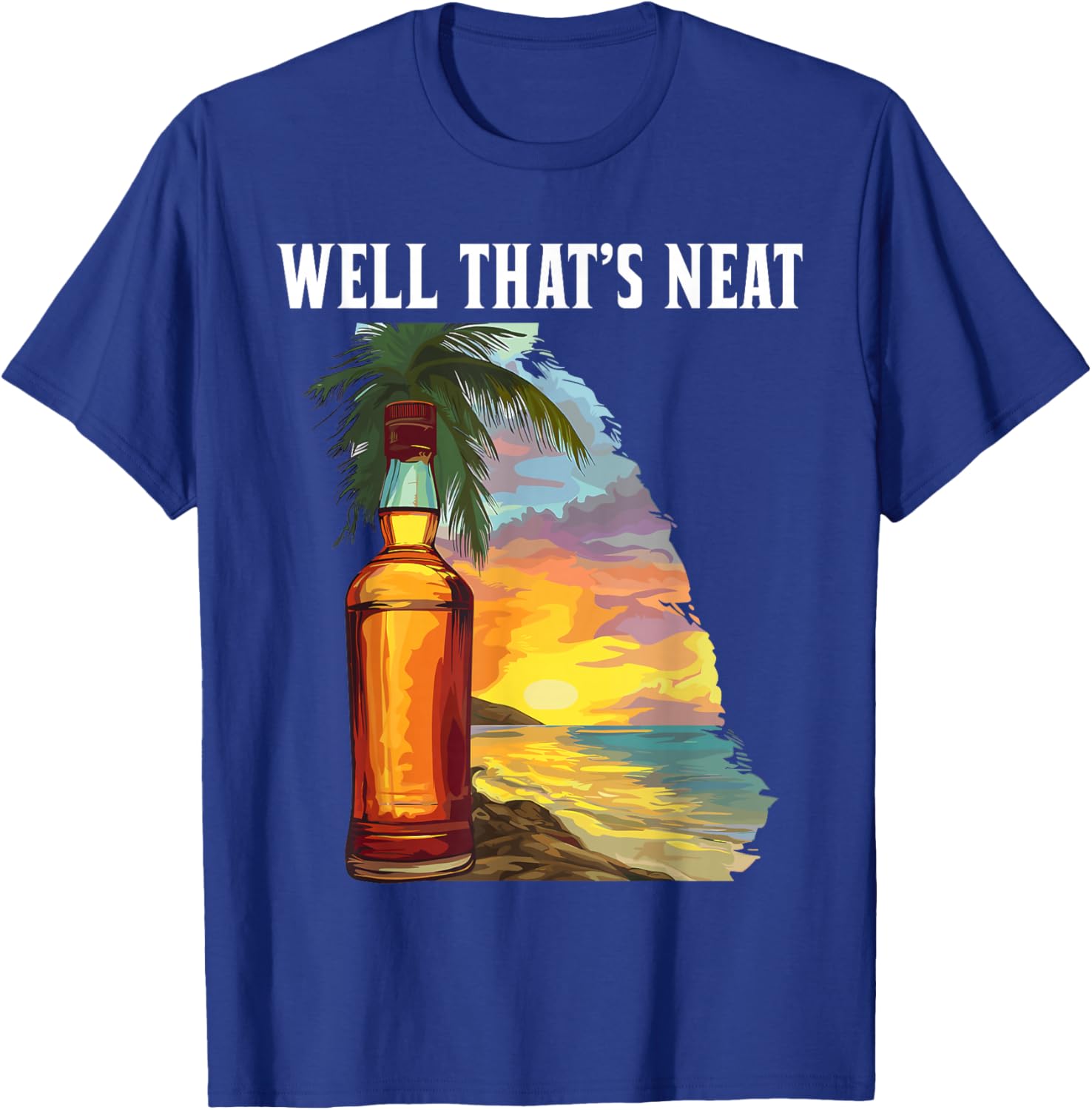 Whiskey Beach Sunset T-Shirt - Perfect for Relaxed Summer Vibes - 3