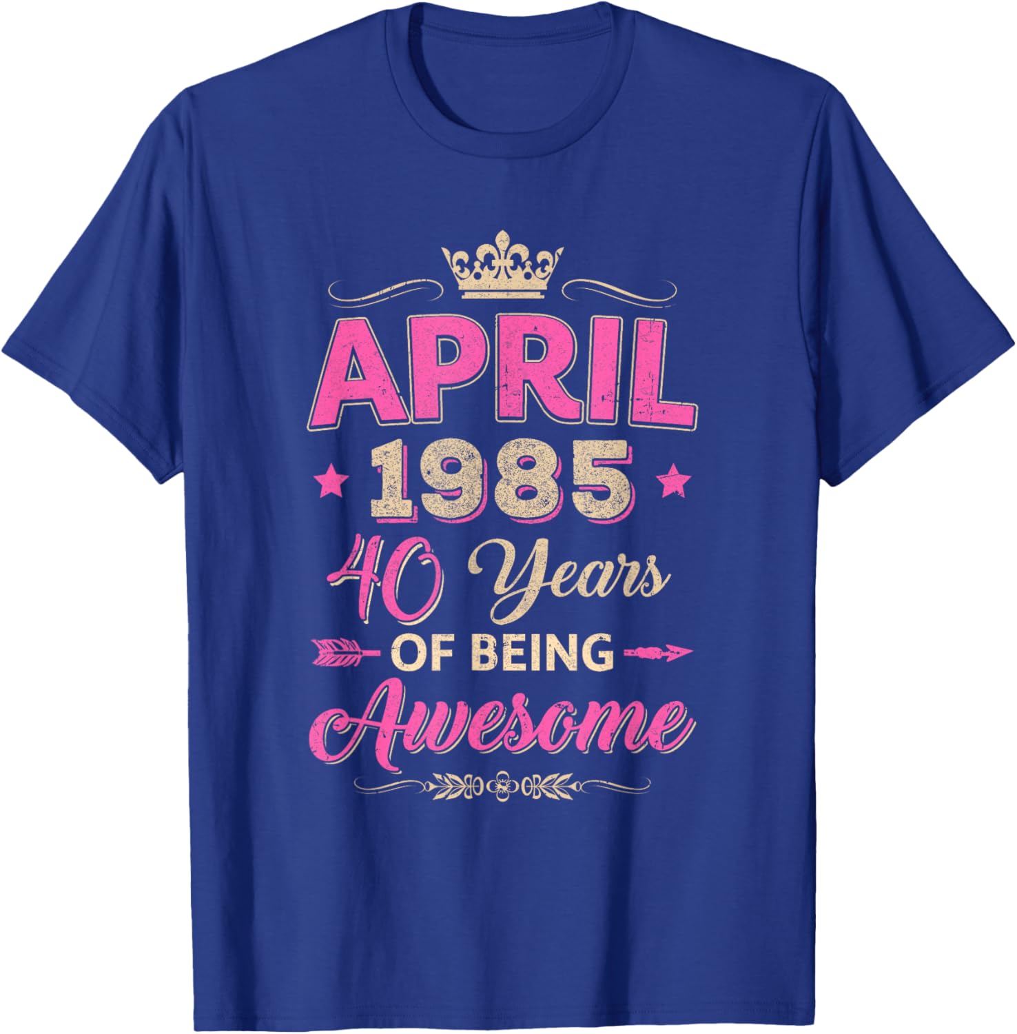 April 1985 40th Birthday T-Shirt Retro Awesome Apparel for Celebrations - 10