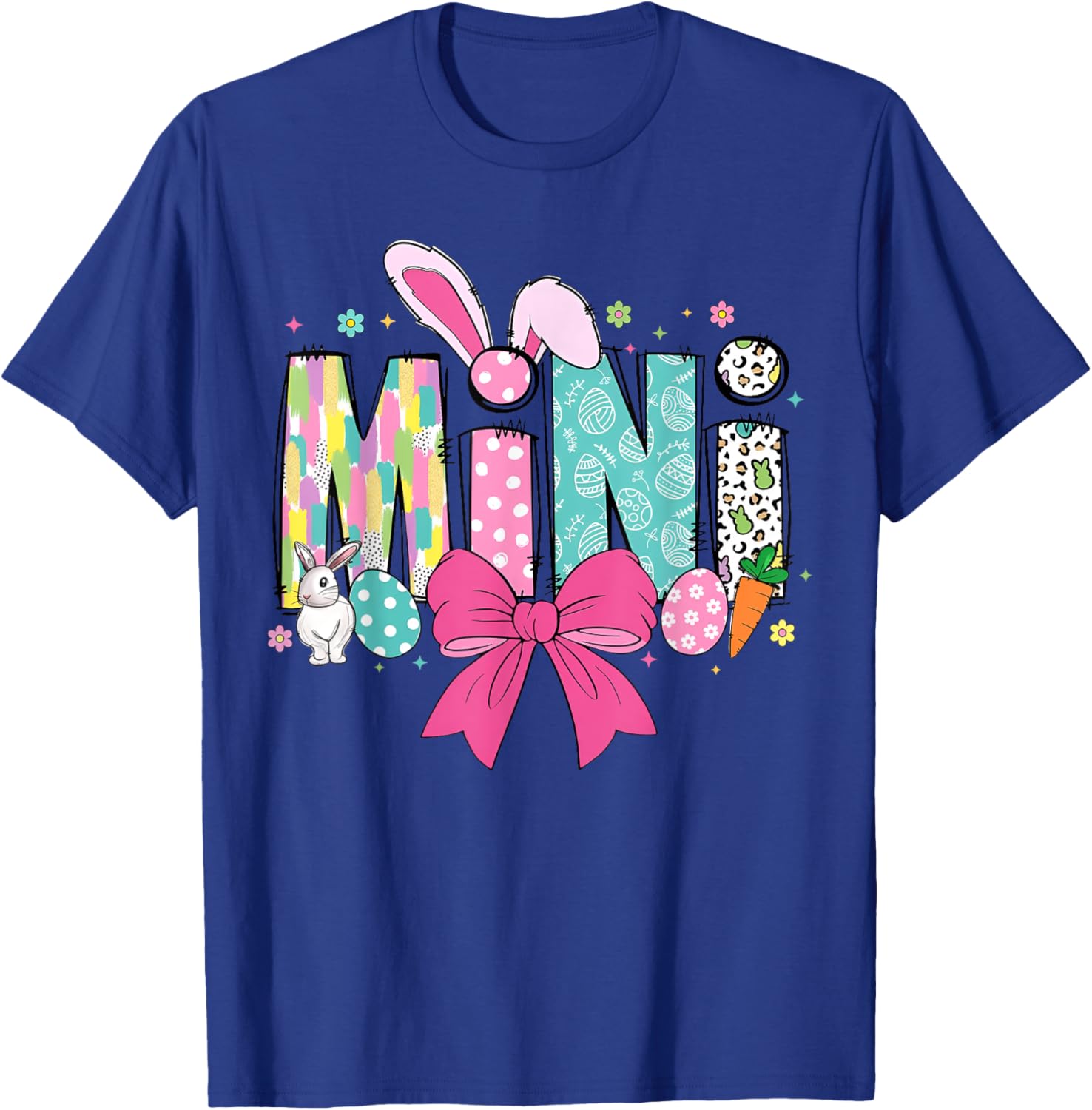 Adorable Mama Bunny Easter T-Shirt for Matching Family Celebrations - 25