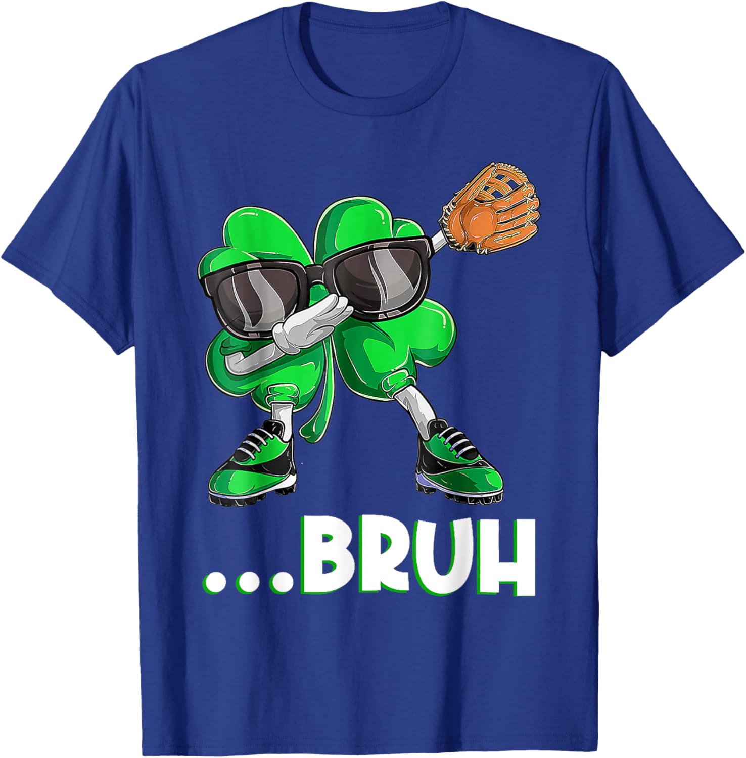 Bruh Dabbing Shamrock T-Shirt for St Patrick's Day - Fun Men's Apparel - 2