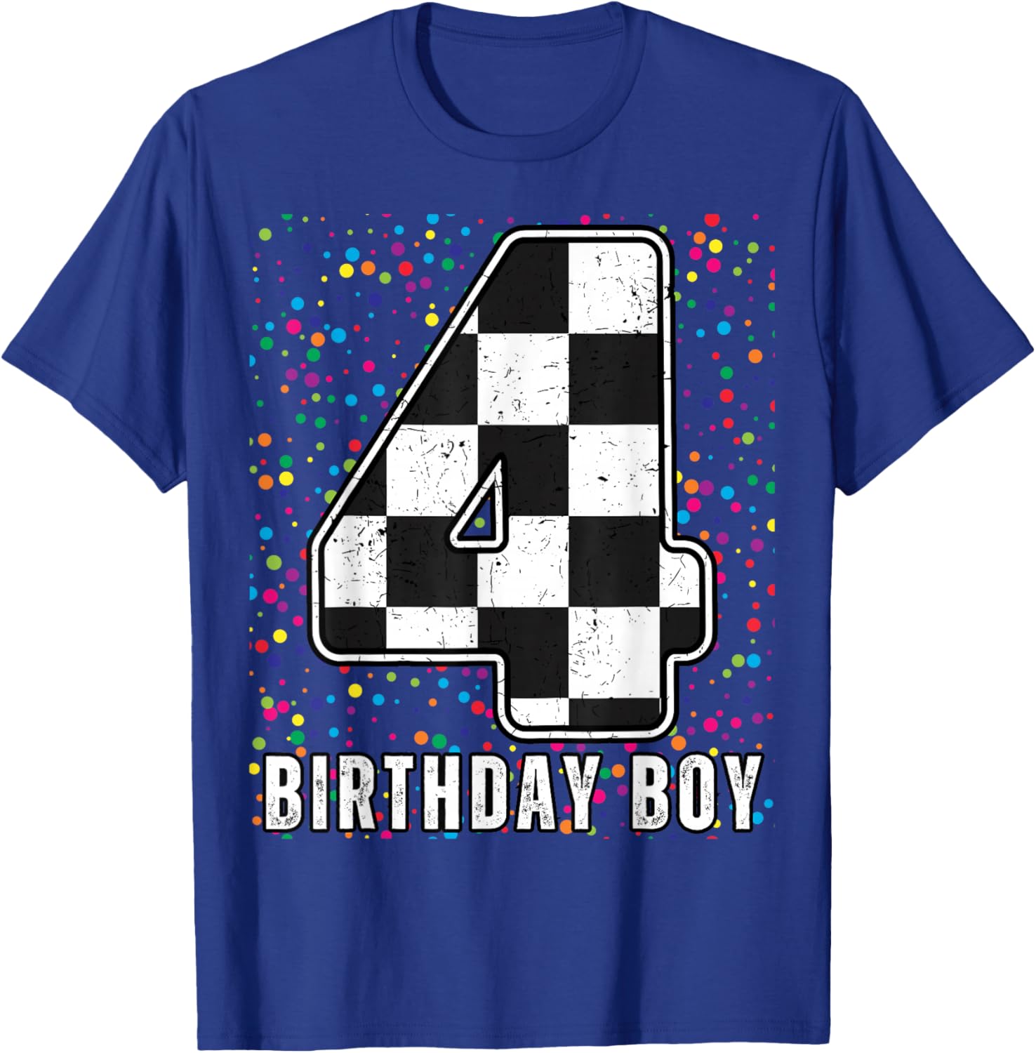 It's My 4th Birthday Racing Car Shirt for Boys Fun Family T-Shirt - 7