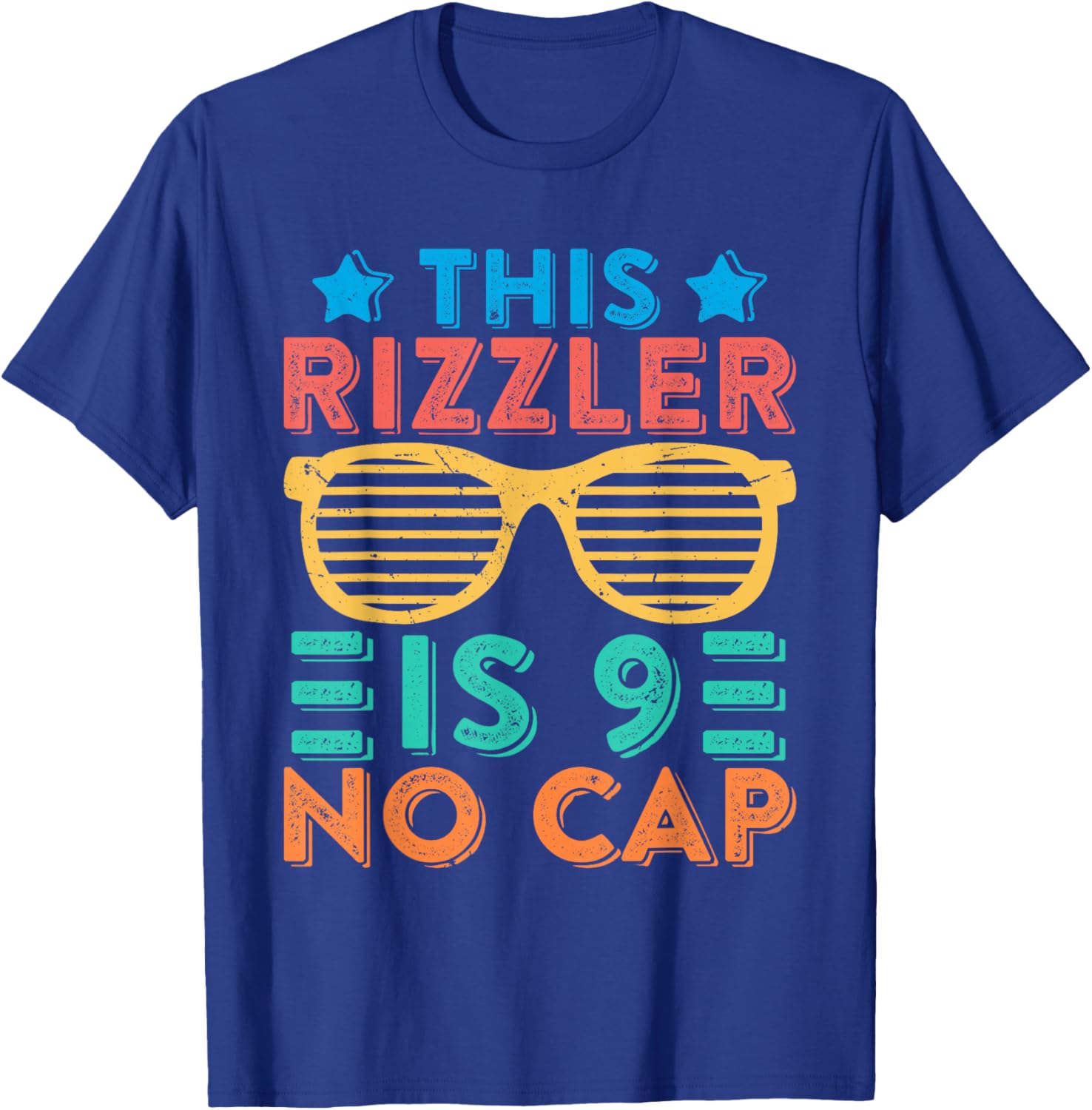Cool Rizzler 9th Birthday Shirt for Boys - Fun Sigma Rizz Tee - 1