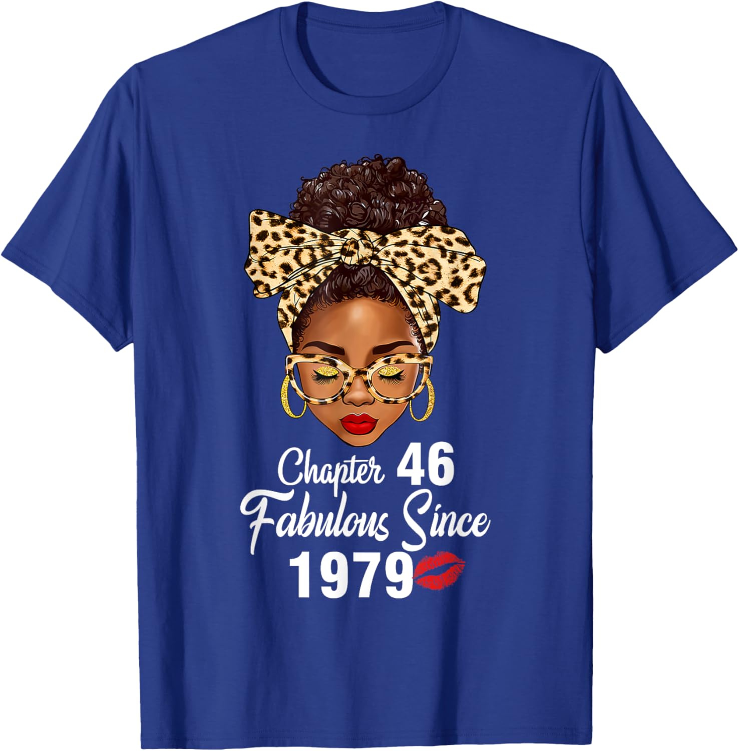 Fabulous Since 1979 46th Birthday Leopard T-Shirt for Women - 7