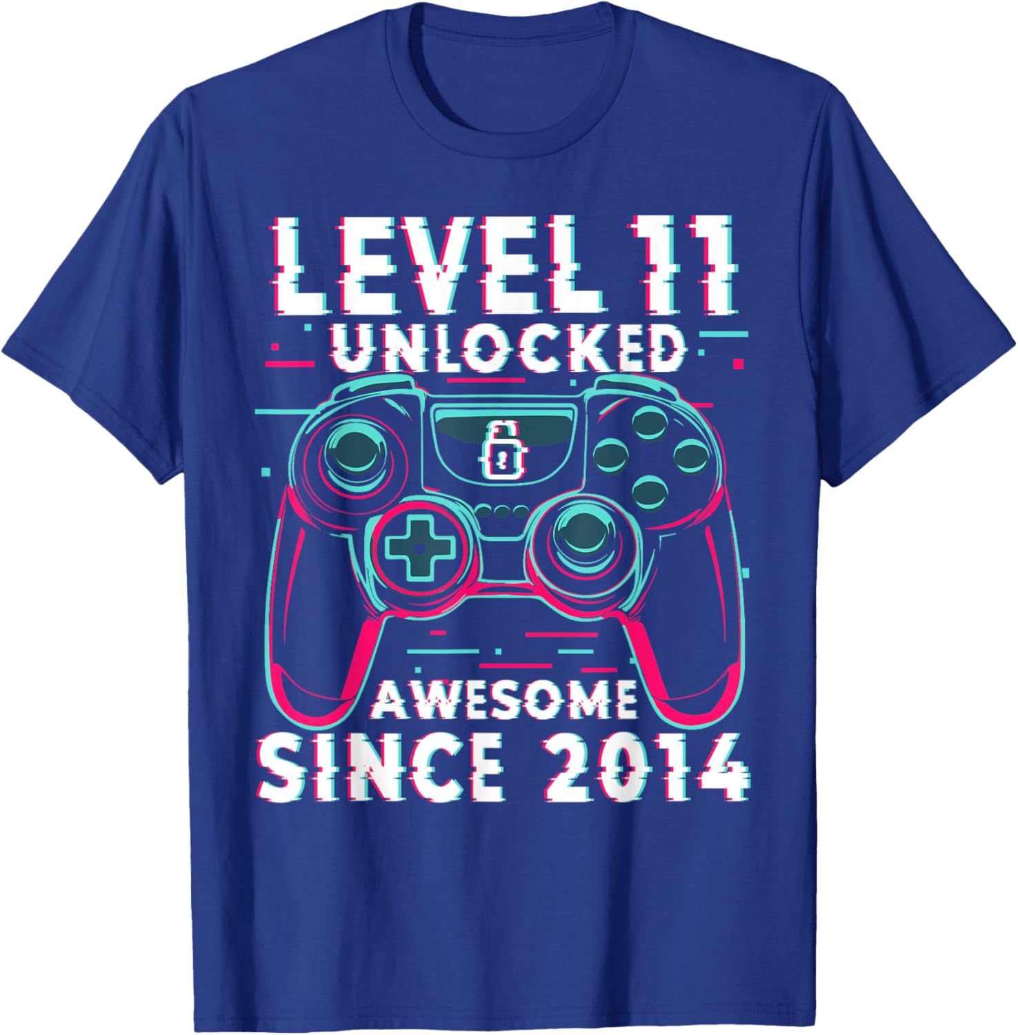 Level 11 Unlocked Gamer Boys T-Shirt for 11th Birthday Celebration - 3