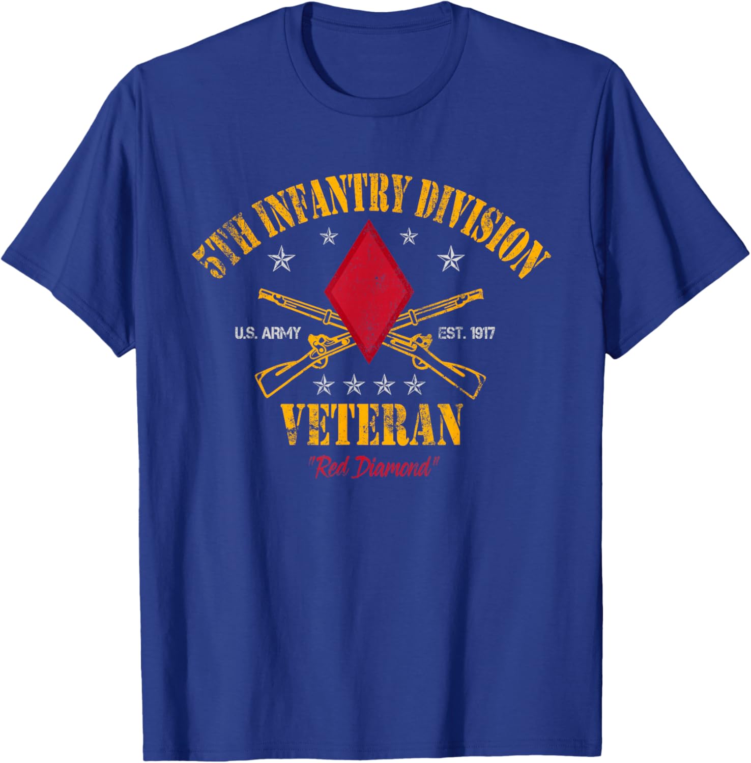 5th Infantry Division Veteran T-Shirt for Veterans Day - Military Apparel - 4
