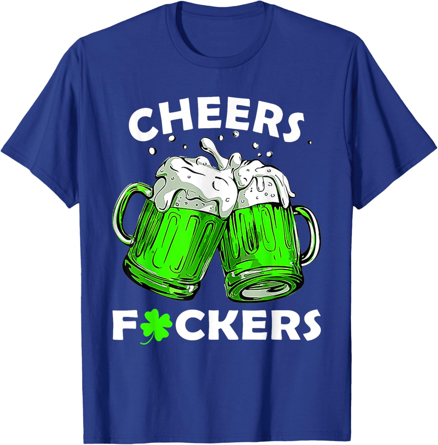 Cheers T-Shirt for St Patrick's Day Fun With Friends and Beer - 7
