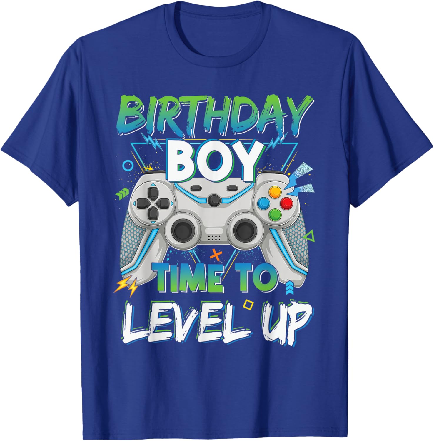 Level Up Gaming Birthday Boy T-Shirt for Young Gamer Boys - 16