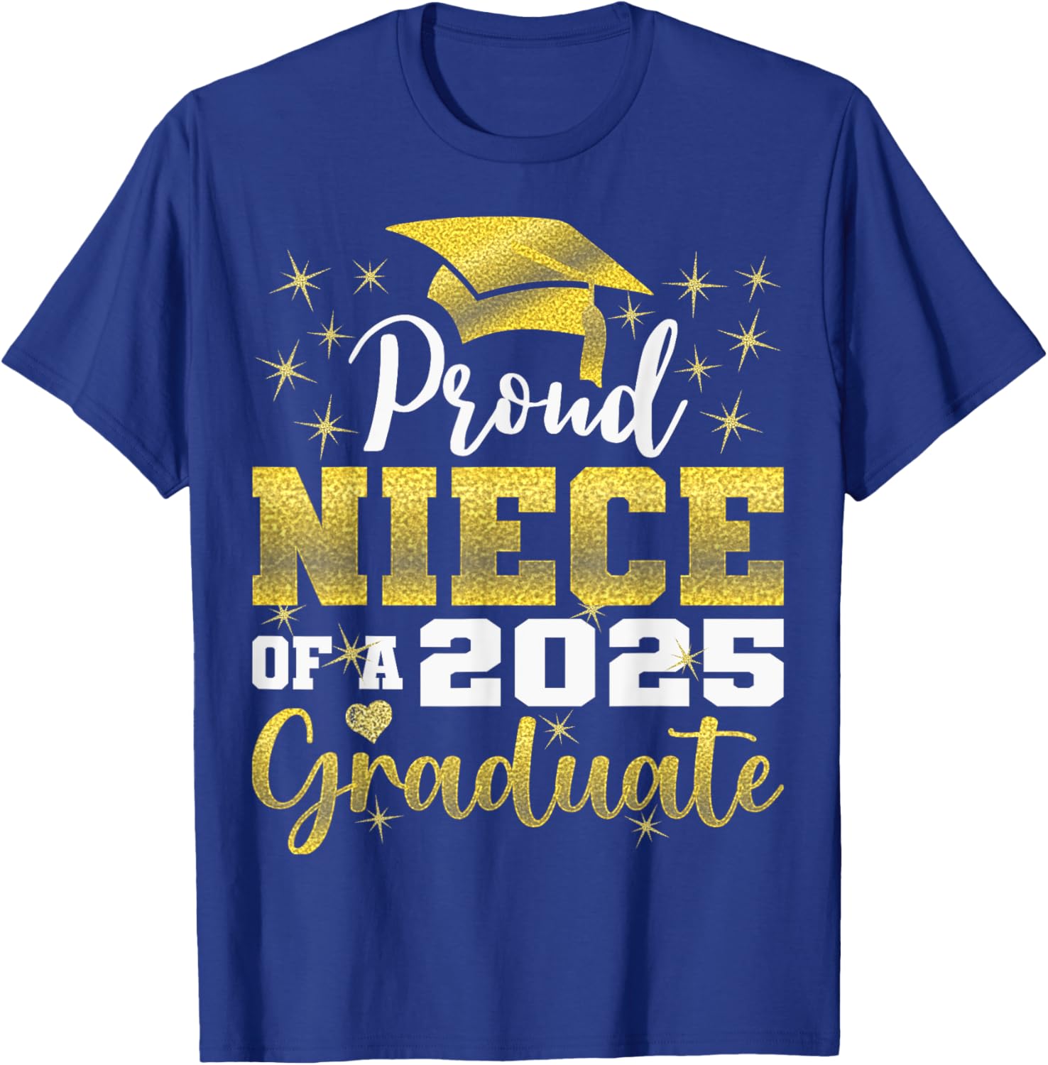 Super Proud Niece of Graduate 2025 Senior Graduation Family T-Shirt - 22