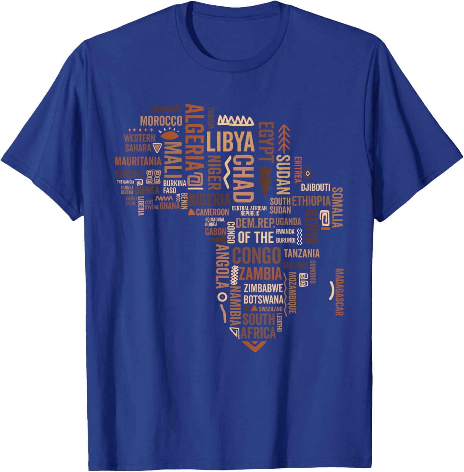 Africa Map Black History Pride T-Shirt for African American Culture - 4
