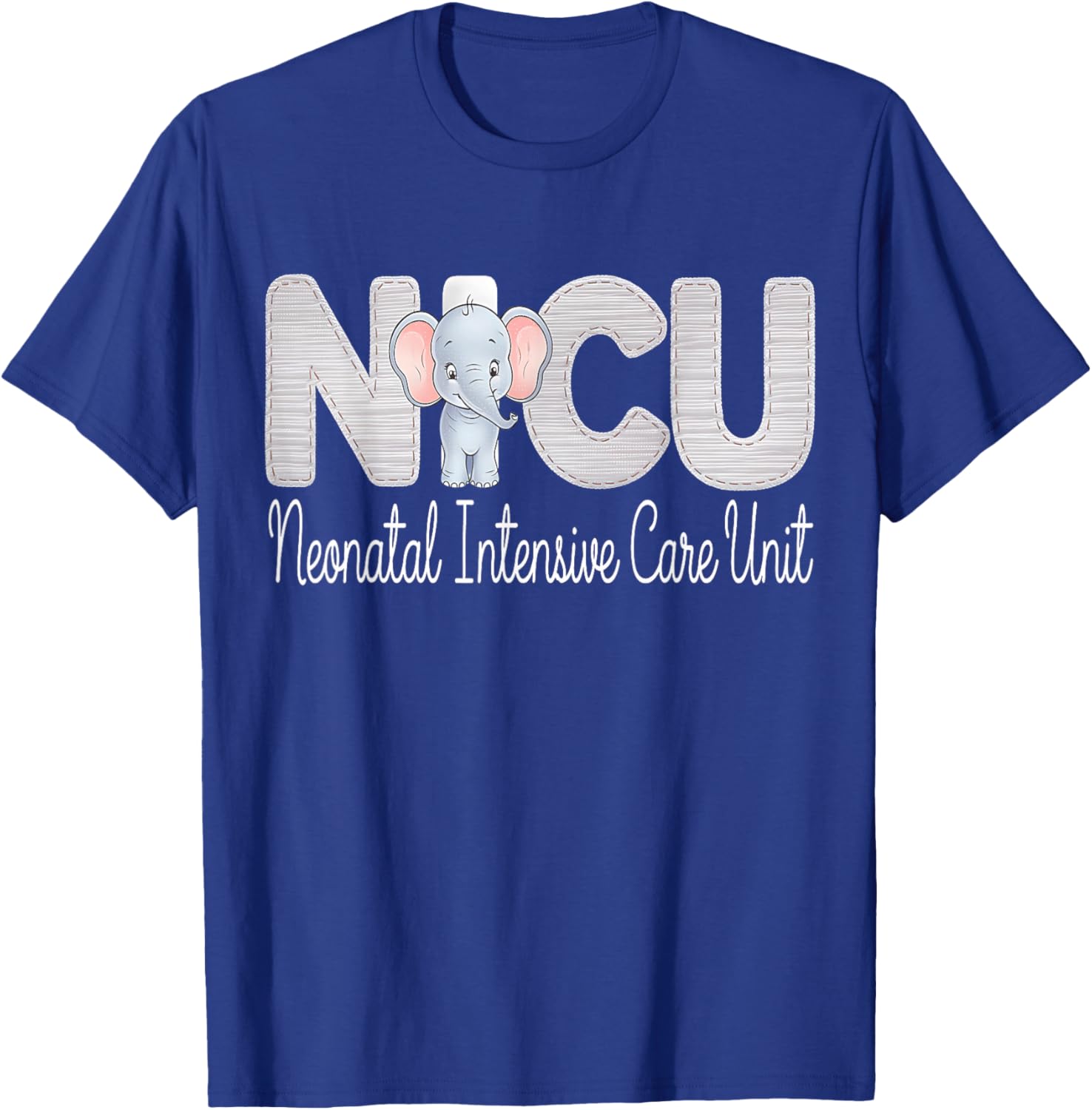 Cute Neonatal ICU Nurse Elephant T-Shirt for NICU RNs and Staff - 2