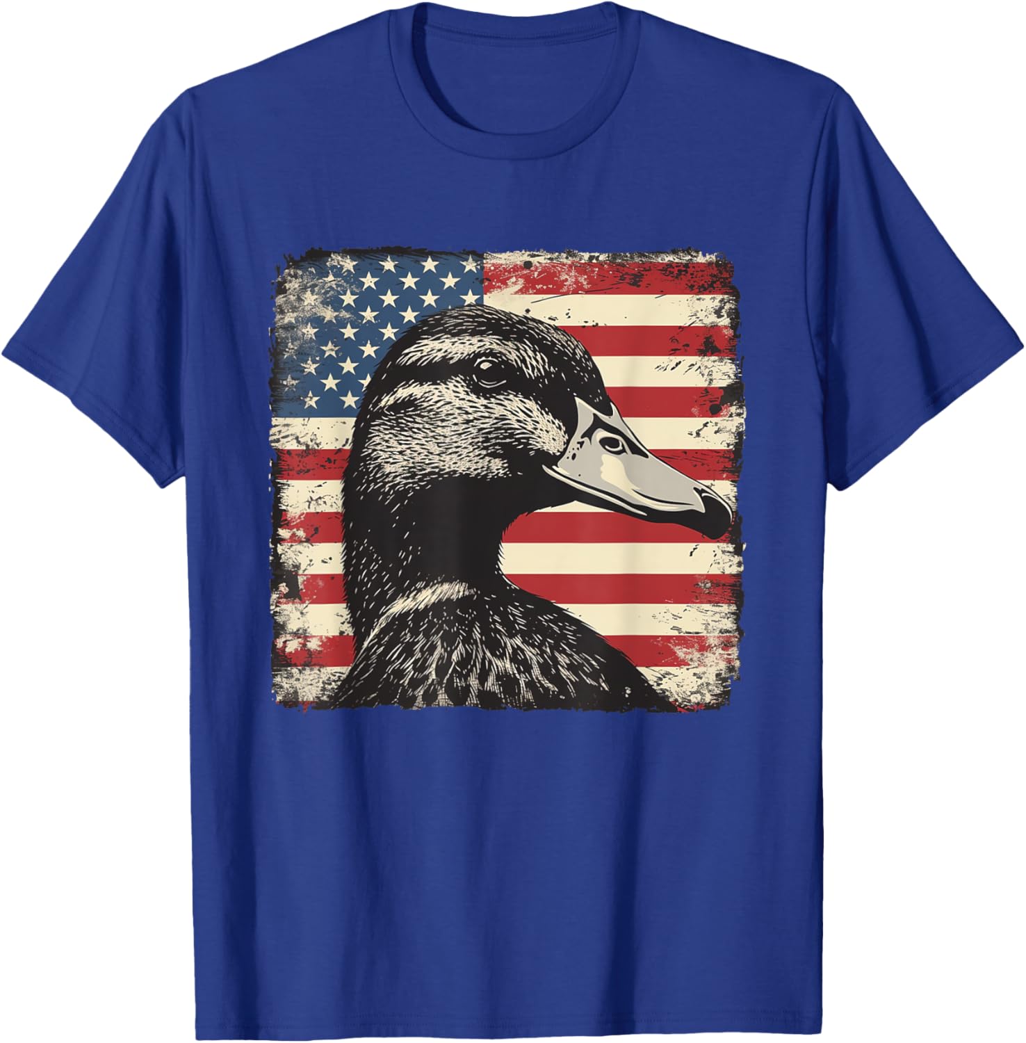 America Flag Duck Shirt for 4th of July | Fun Men's and Women's Tee - 13