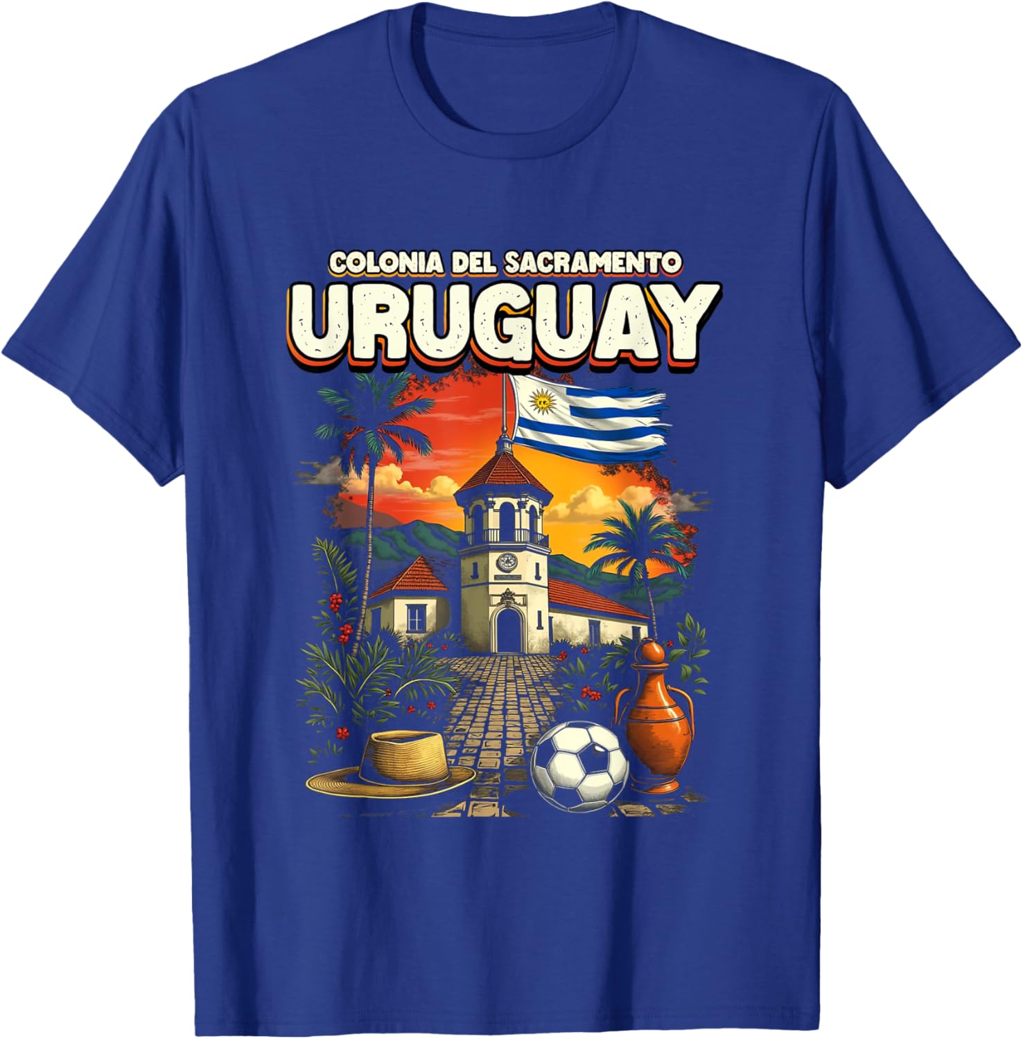 Colonia Del Sacramento Uruguay T-Shirt for Memorable Vacation Souvenir - 1