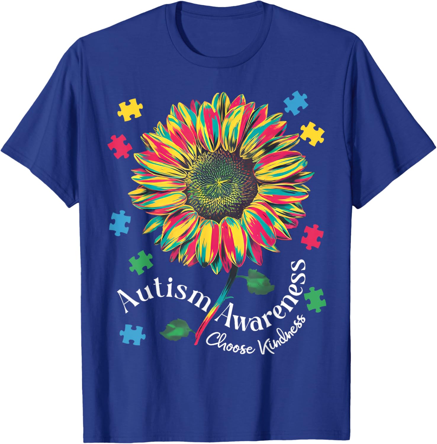 Autism Awareness Choose Kindness T-Shirt for Boys and Girls - 12