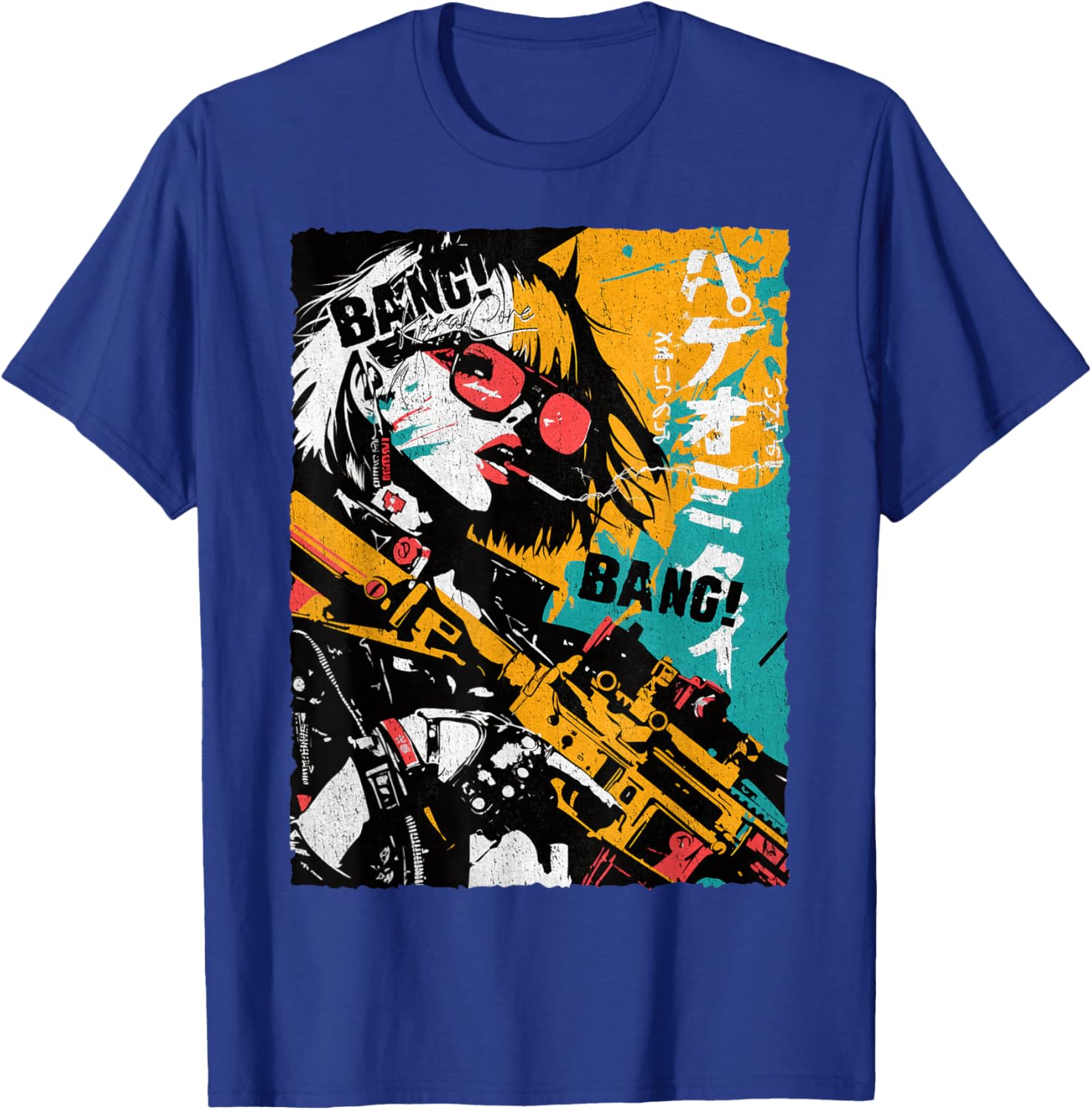 Trendy Japanese Cyberpunk Y2K Retro Techwear Manga T-Shirt for Fans - 15