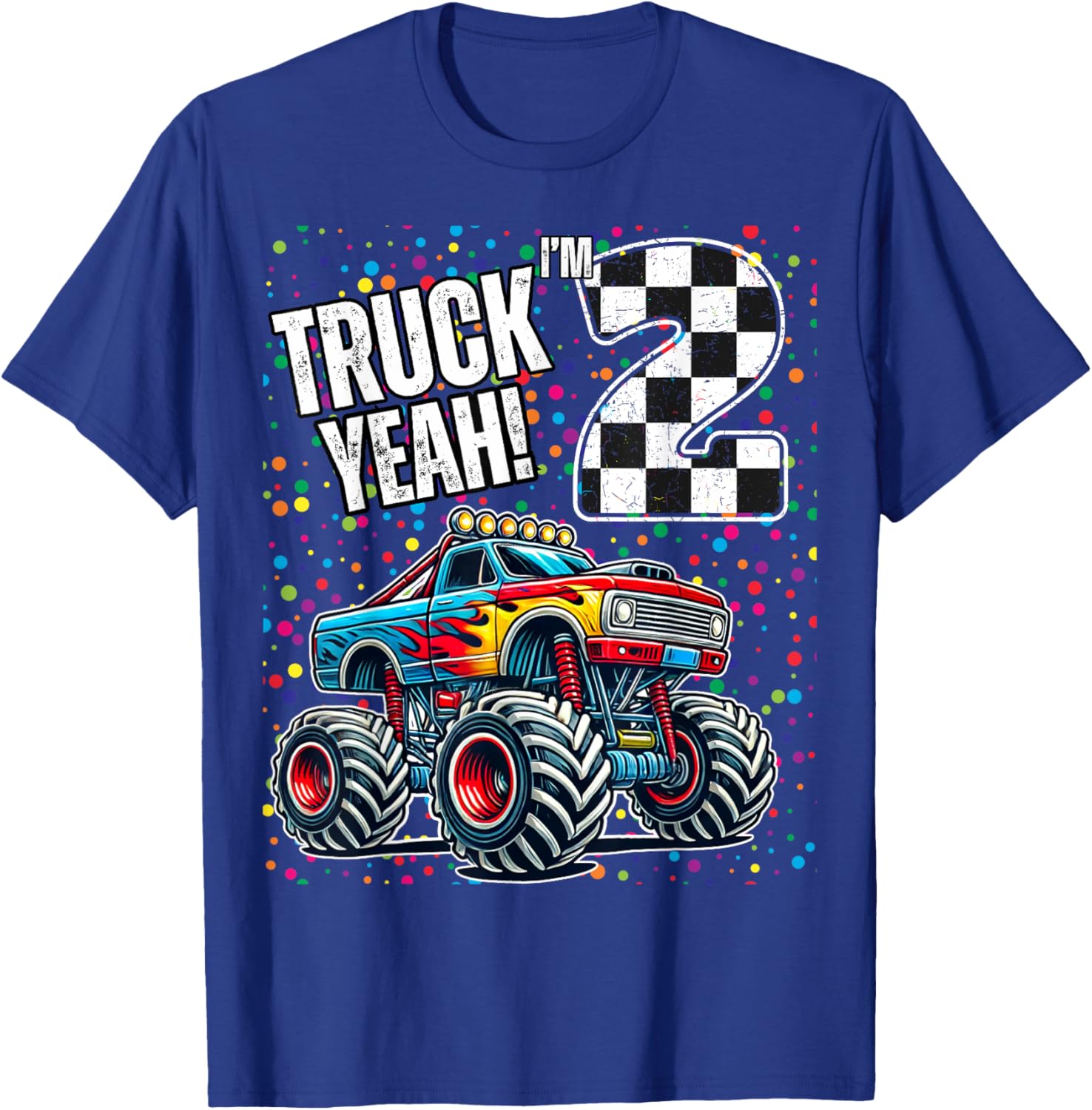 2nd Birthday Monster Truck Shirt for Boys - Fun Family T-Shirt - 12