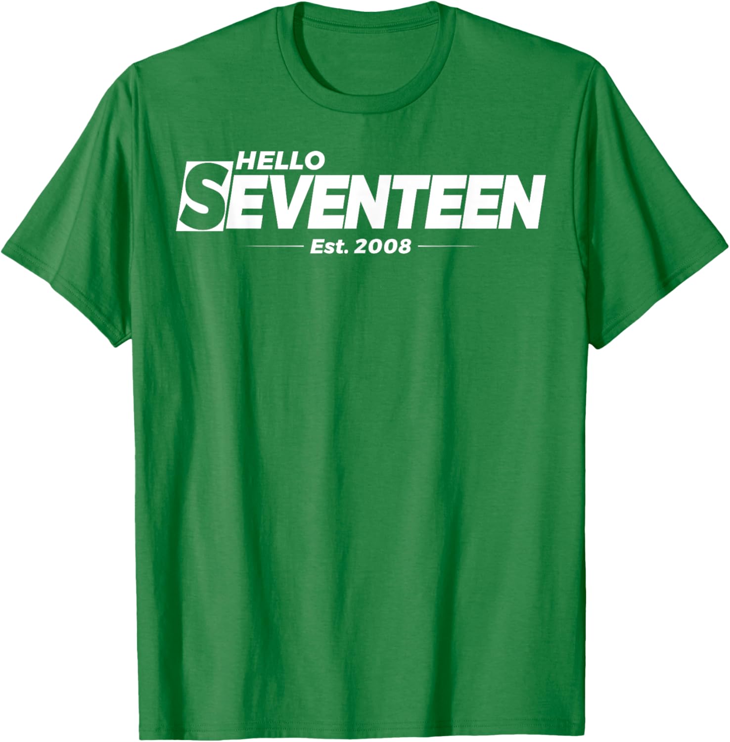 Hello Seventeen Birthday T-Shirt for 17th Birthday Celebration Gifts - 3