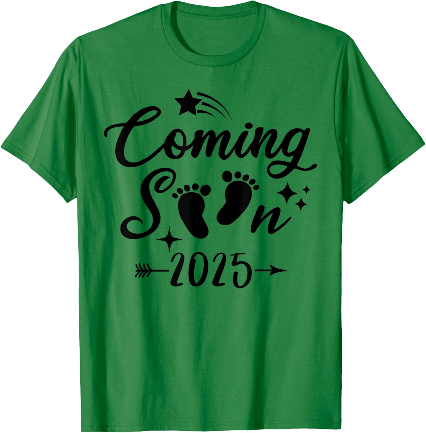 Baby Coming Soon 2025 Newborn Reveal T-Shirt for Expecting Parents - 8