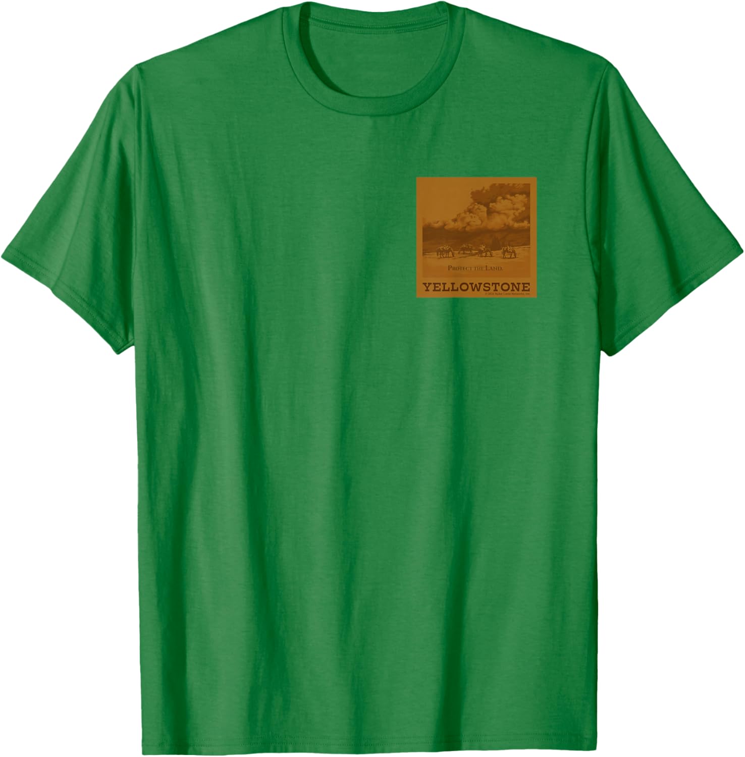 Yellowstone Dutton Ranch Buffalo Faux Chest Patch T-Shirt for Fans - 3