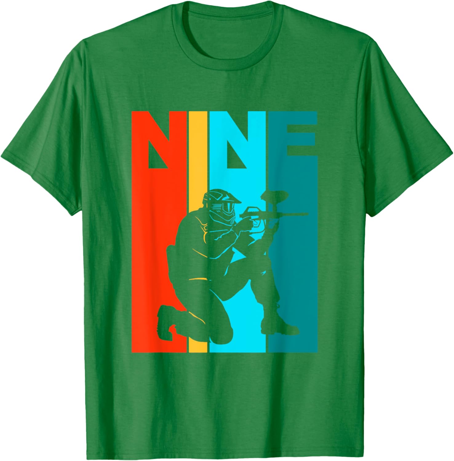 Cool 9th Birthday Paintball T-Shirt for Boys Fun Birthday Gift - 9