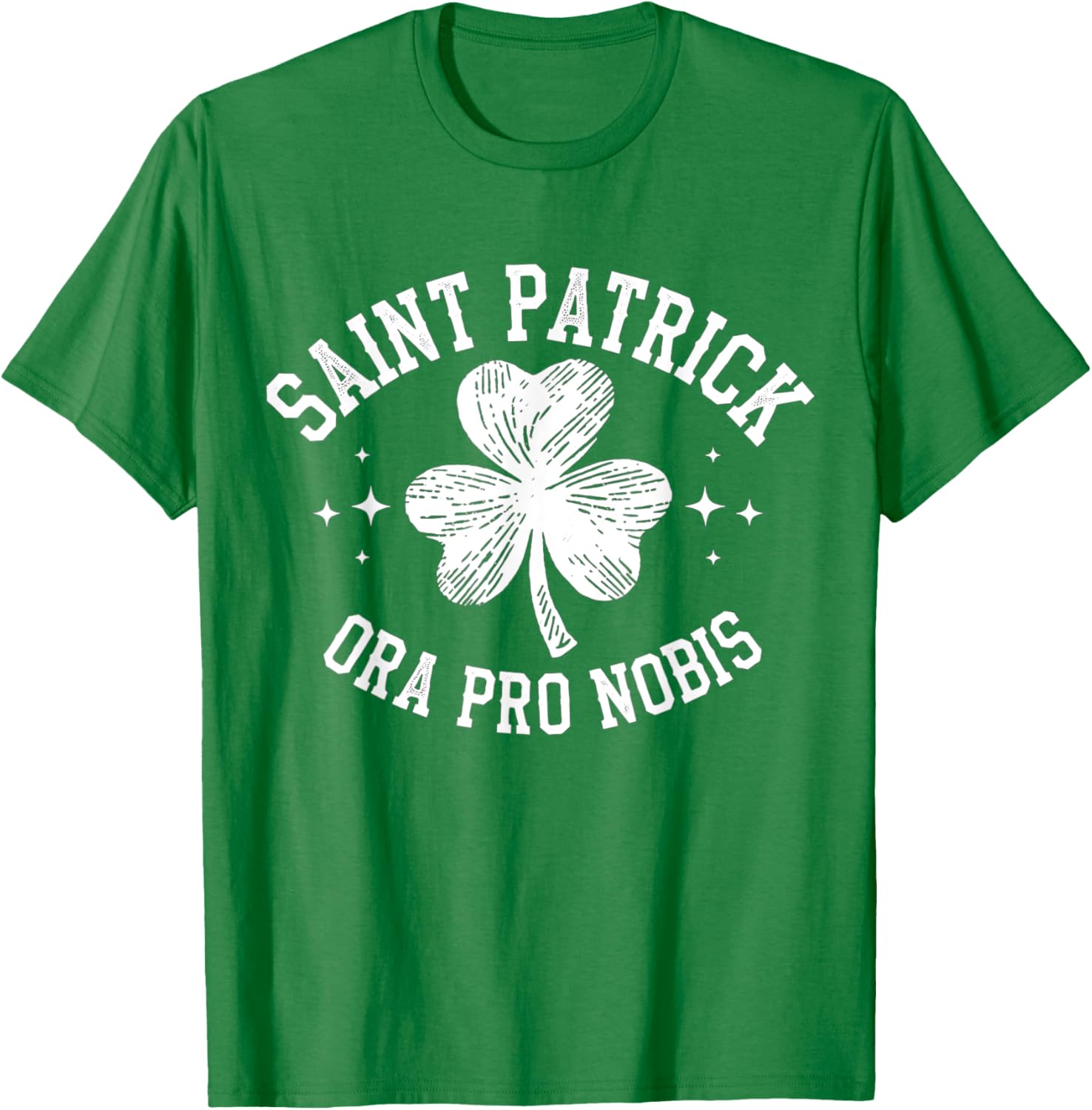 Vintage St Patrick Ora Pro Nobis Catholic T-Shirt for Traditional Style - 5
