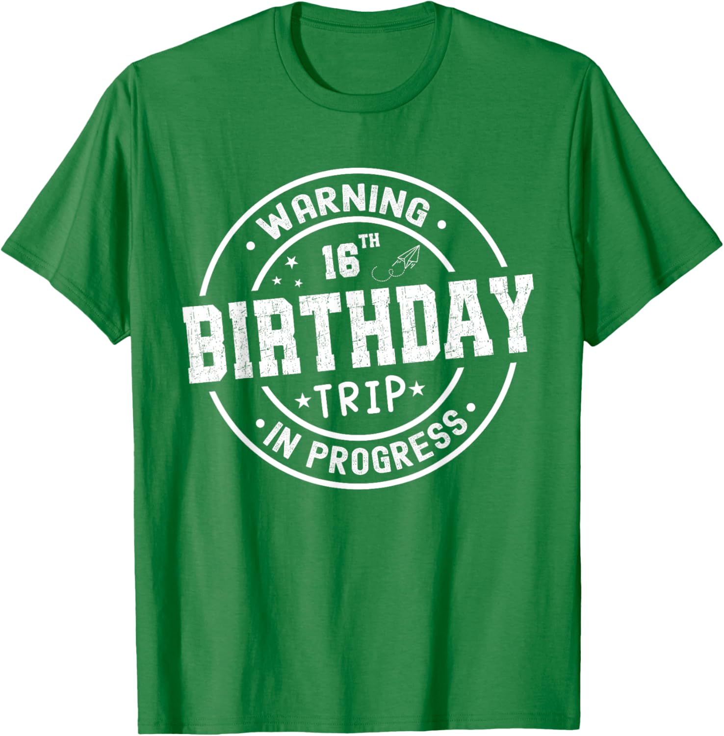 Funny 16th Birthday Trip In Progress T-Shirt for Teens and Kids - 4