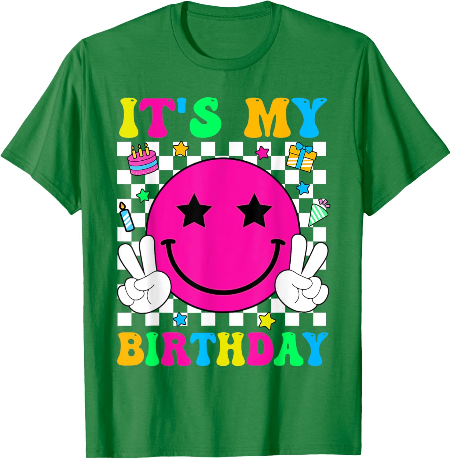 Groovy It's My Birthday T-Shirt for Men, Women, Teens, and Kids - 6