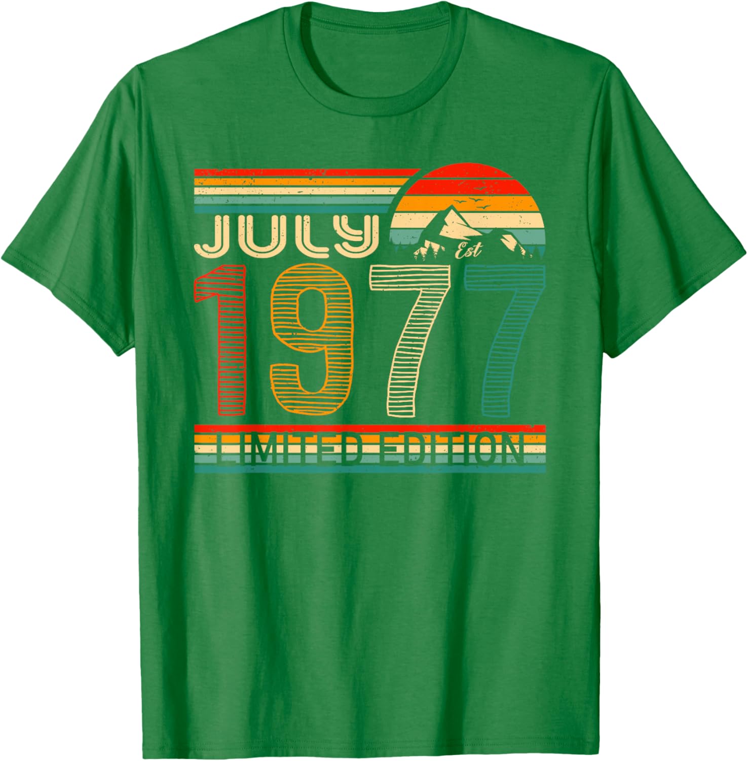 Classic July 1977 Vintage Birthday T-Shirt for Nostalgic Celebrations - 15