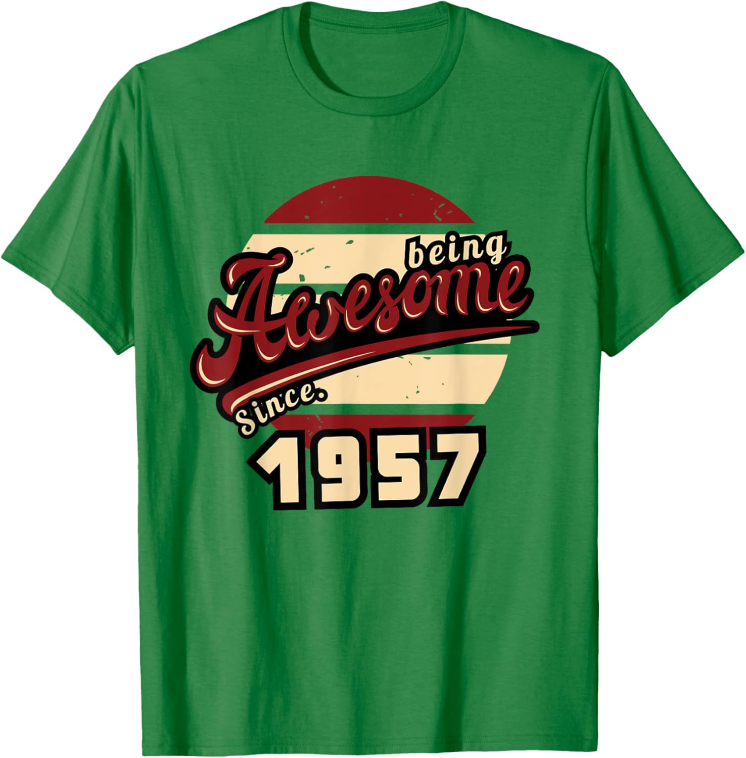 Awesome Since 1957 Retro 68th Birthday T-Shirt Gift for Him or Her - 8